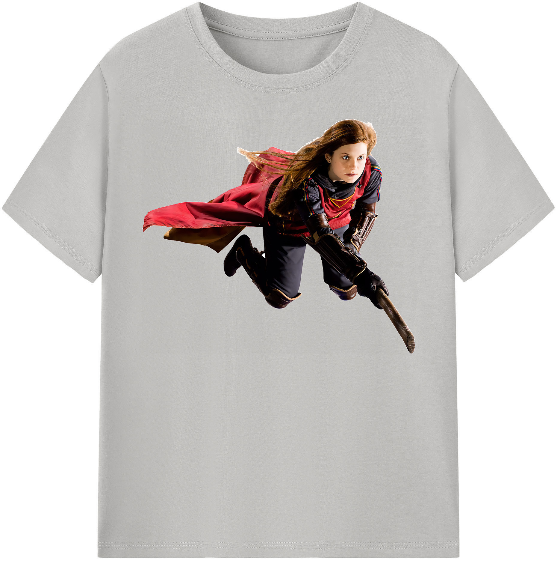 （画像用） Harry Potter ハリー・ポッターシリーズ レディースカジュアルプリントTシャツ（綿100％）