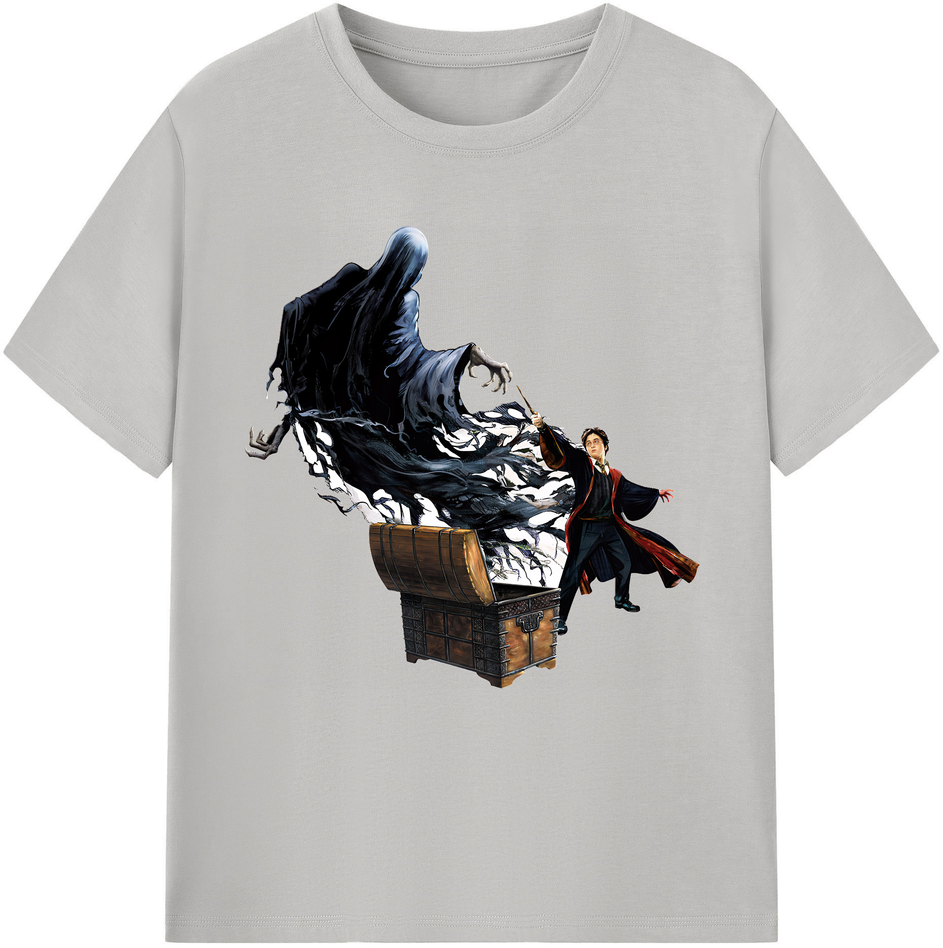 （画像用） Harry Potter ハリー・ポッターシリーズ レディースカジュアルプリントTシャツ（綿100％）