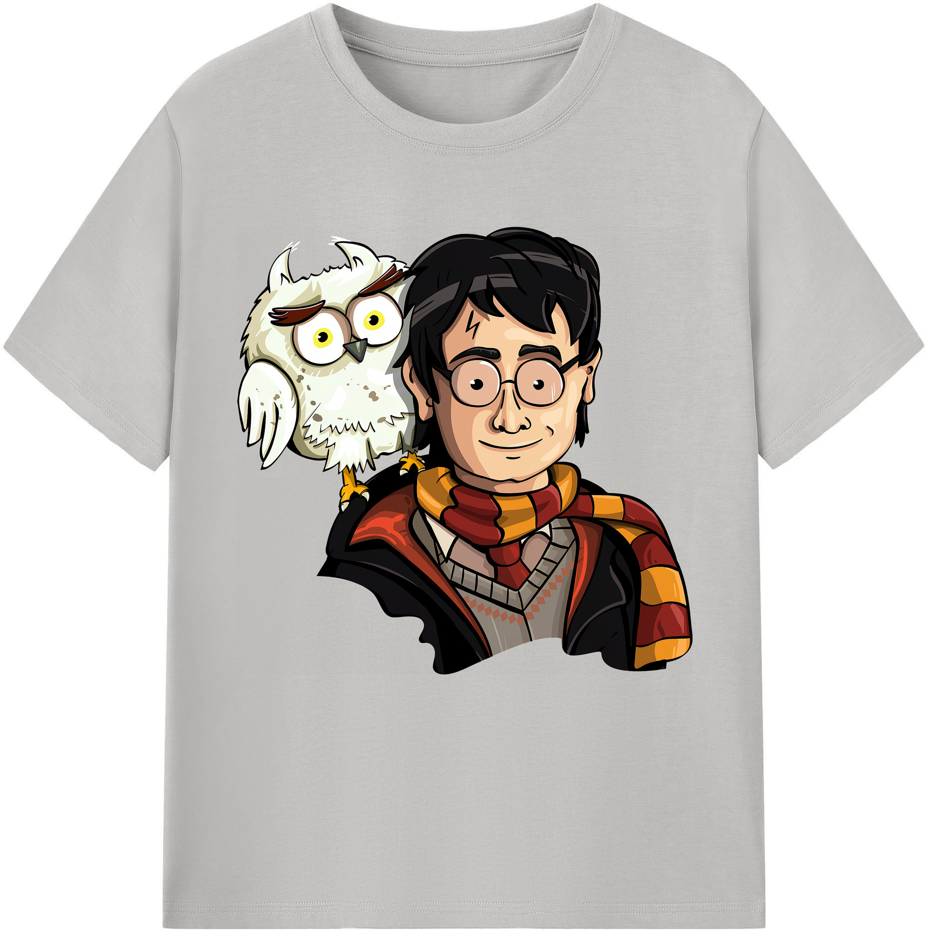 （画像用） Harry Potter ハリー・ポッターシリーズ レディースカジュアルプリントTシャツ（綿100％）