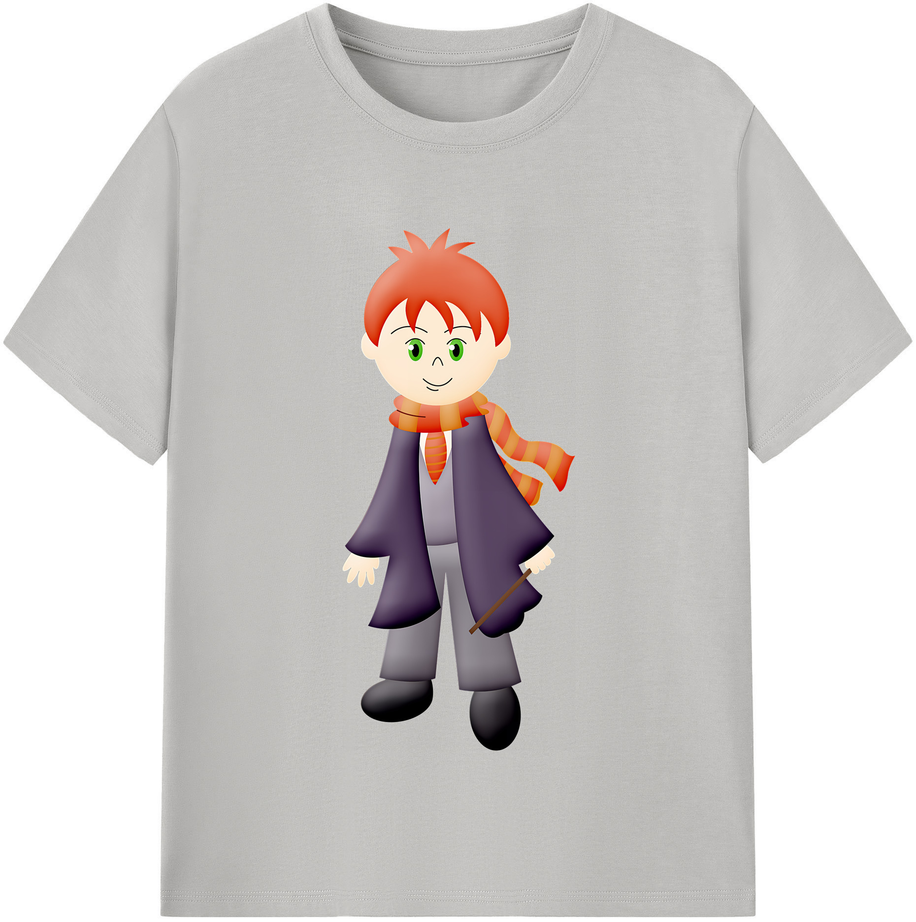 （画像用） Harry Potter ハリー・ポッターシリーズ レディースカジュアルプリントTシャツ（綿100％）
