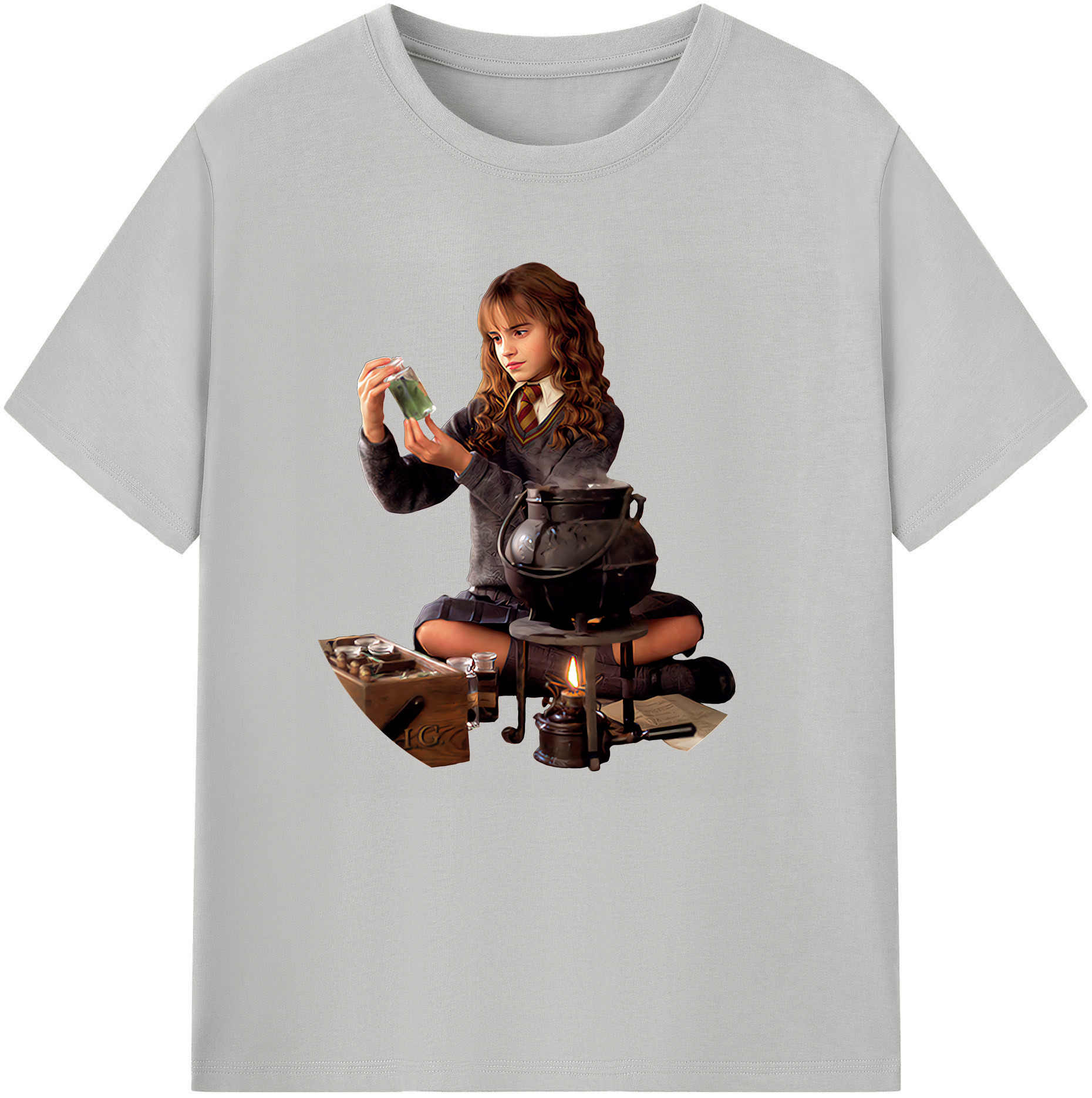 （画像用） Harry Potter ハリー・ポッターシリーズ レディースカジュアルプリントTシャツ（綿100％）
