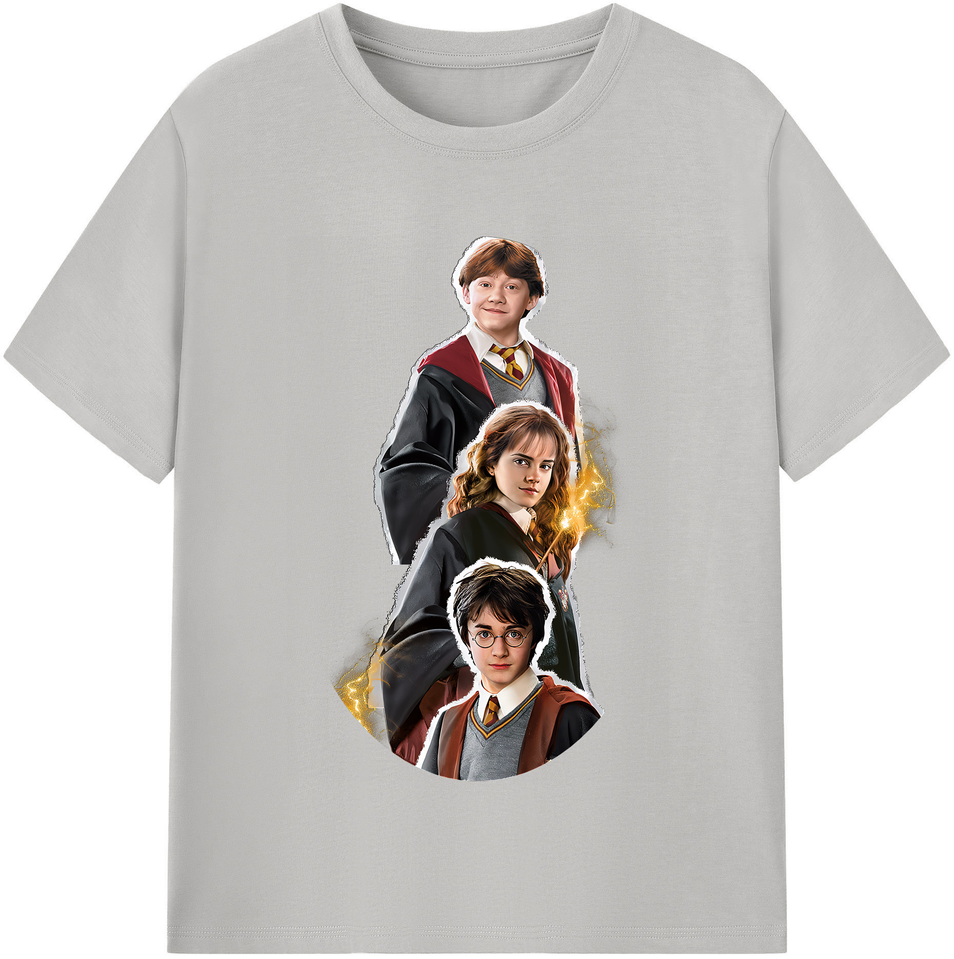 （画像用） Harry Potter ハリー・ポッターシリーズ レディースカジュアルプリントTシャツ（綿100％）