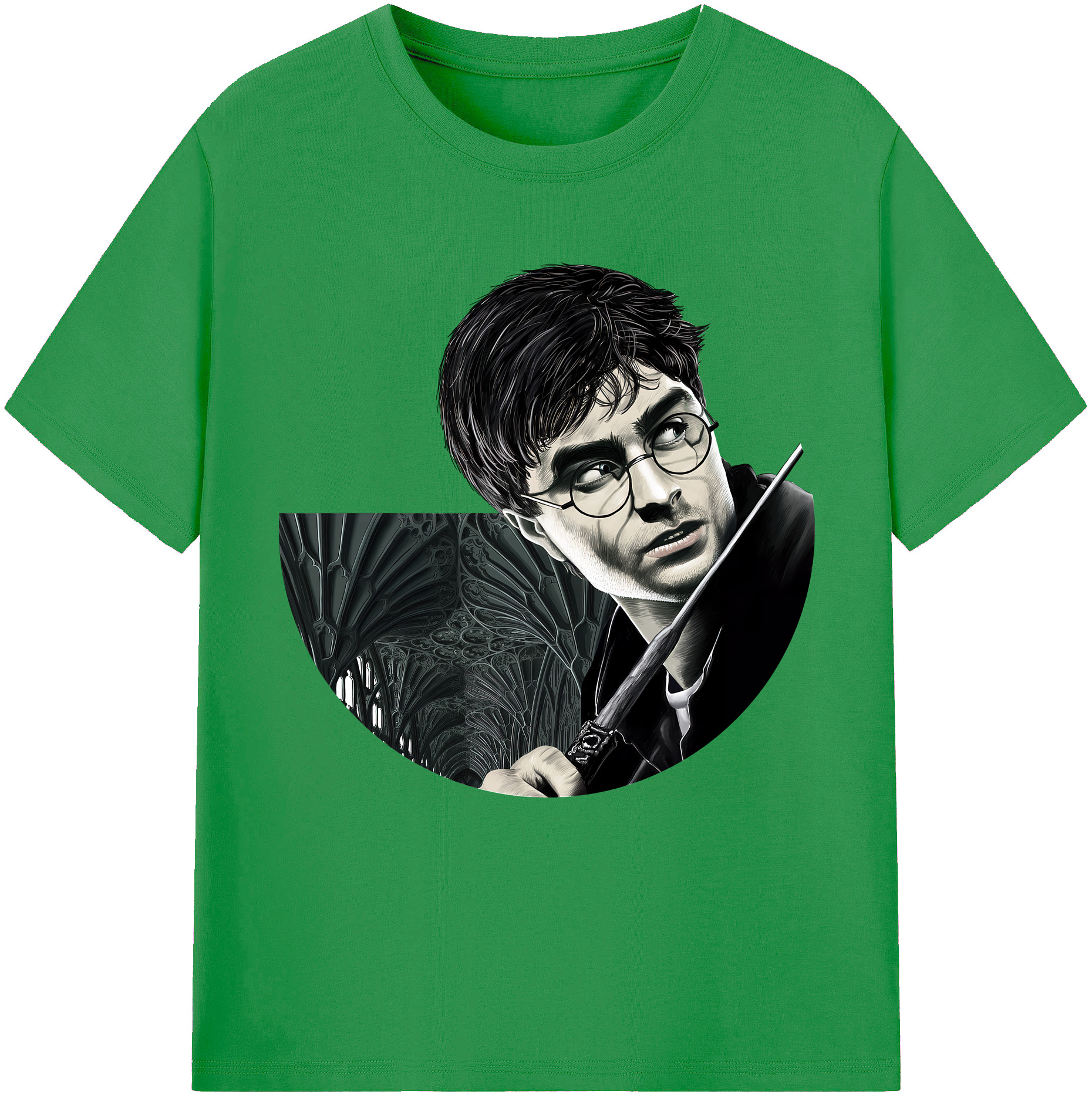 （画像用） Harry Potter ハリー・ポッターシリーズ レディースカジュアルプリントTシャツ（綿100％）