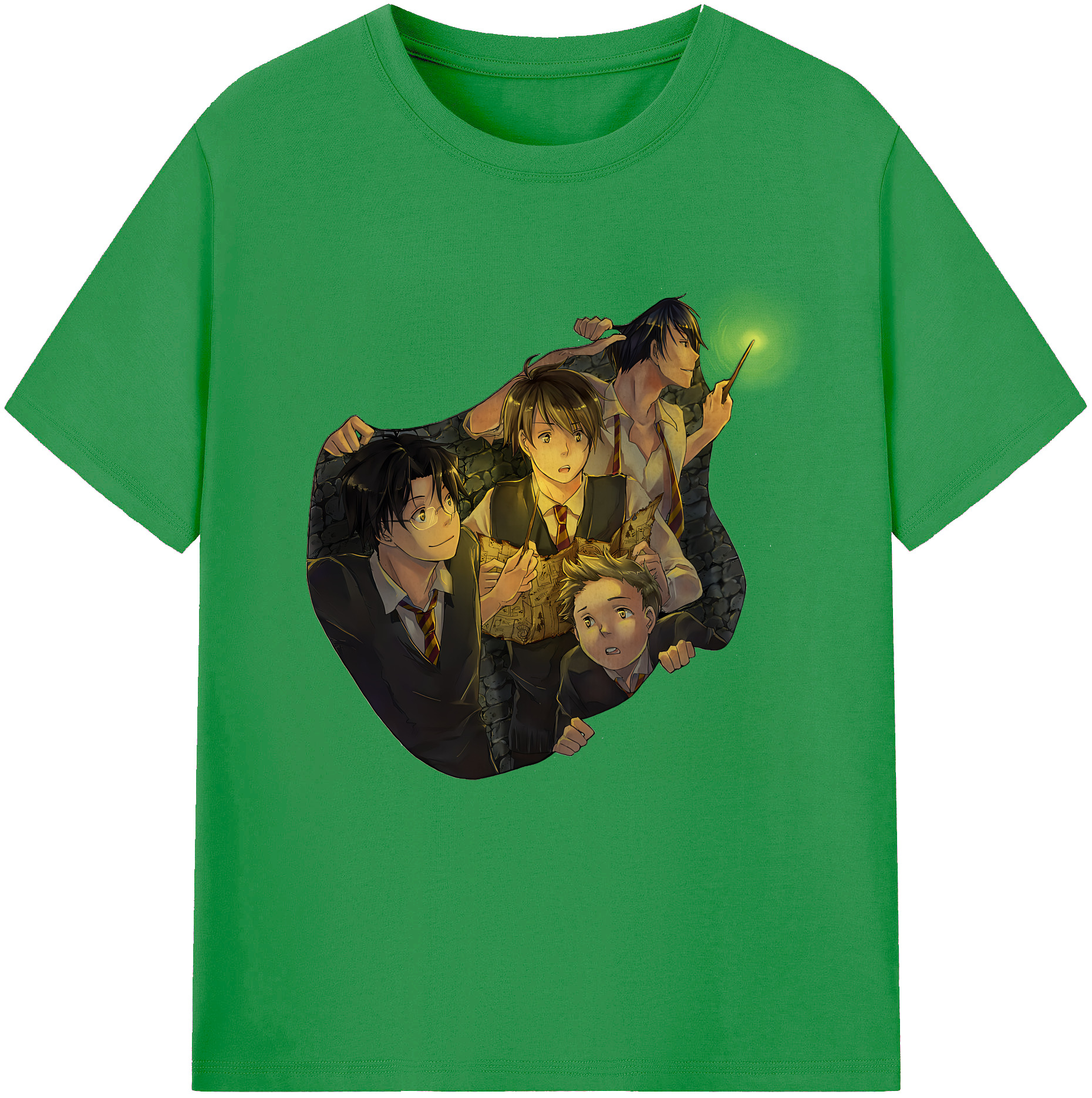 （画像用） Harry Potter ハリー・ポッターシリーズ レディースカジュアルプリントTシャツ（綿100％）