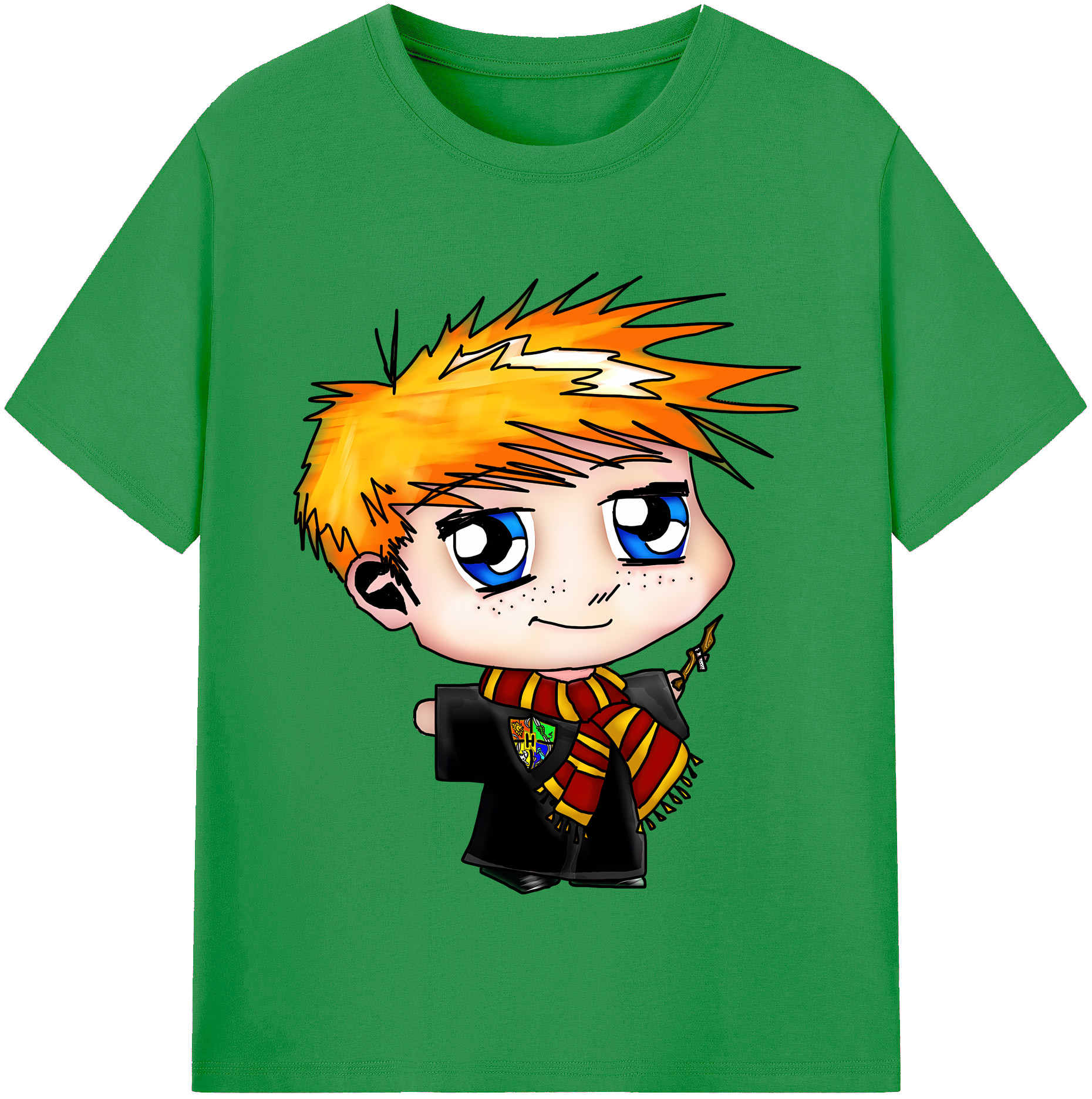 （画像用） Harry Potter ハリー・ポッターシリーズ レディースカジュアルプリントTシャツ（綿100％）