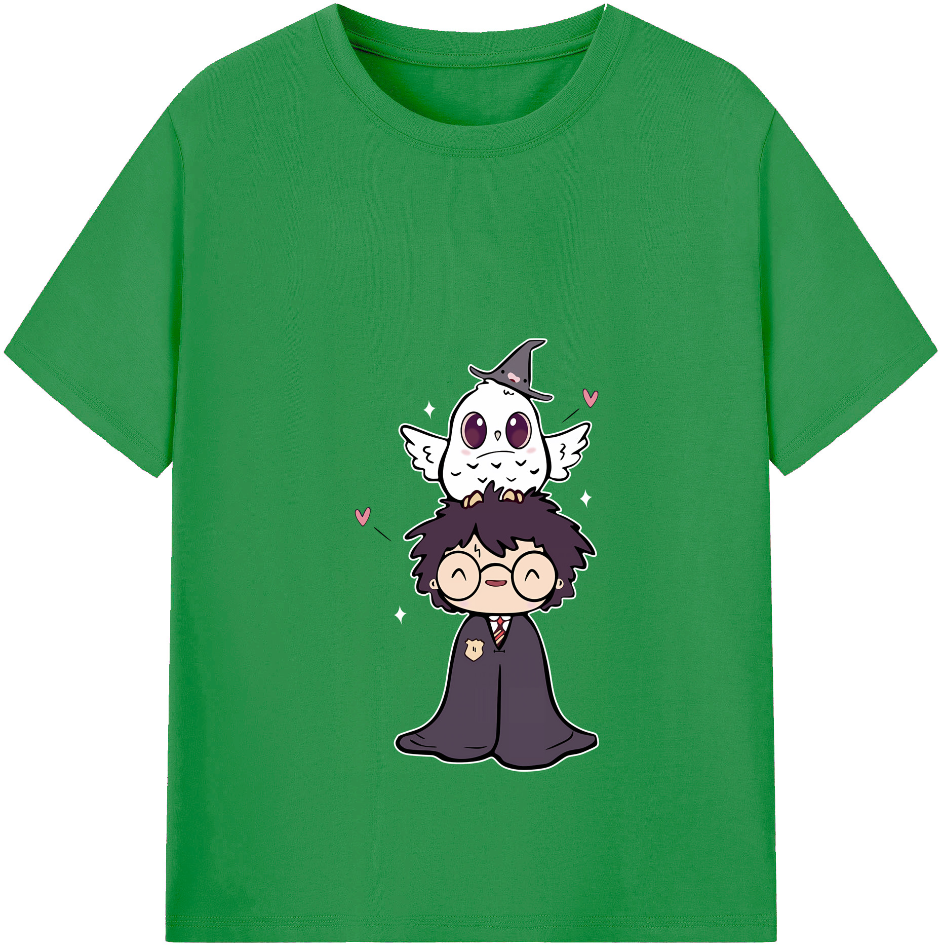 （画像用） Harry Potter ハリー・ポッターシリーズ レディースカジュアルプリントTシャツ（綿100％）