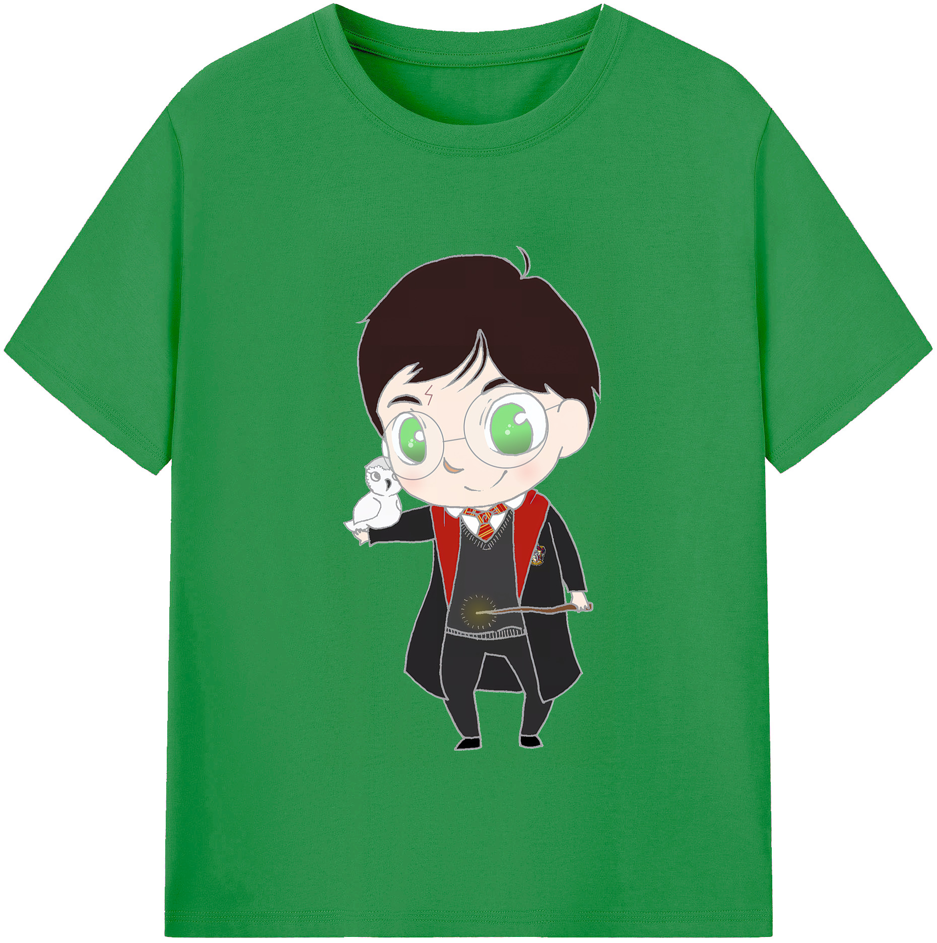 （画像用） Harry Potter ハリー・ポッターシリーズ レディースカジュアルプリントTシャツ（綿100％）