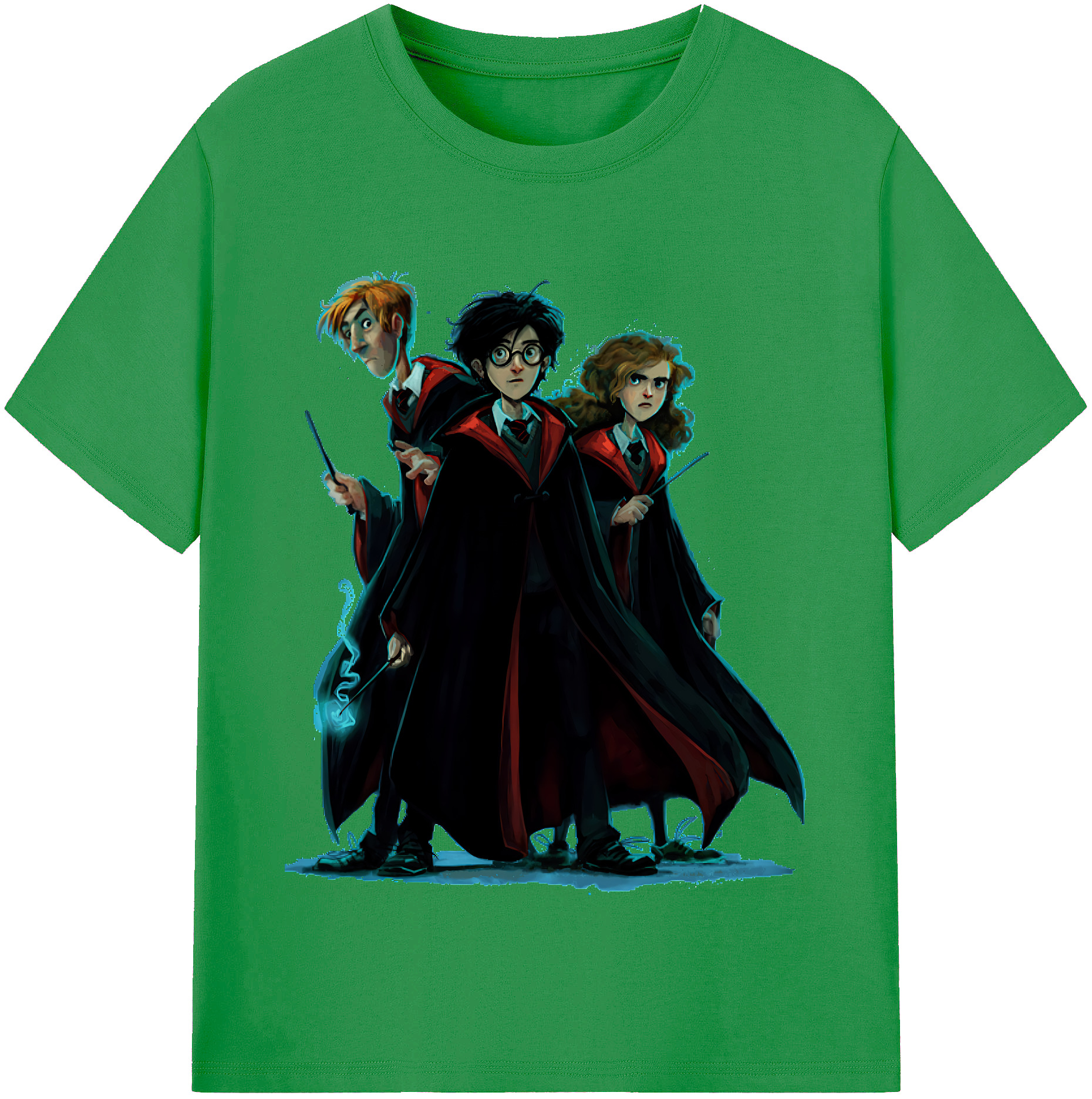（画像用） Harry Potter ハリー・ポッターシリーズ レディースカジュアルプリントTシャツ（綿100％）