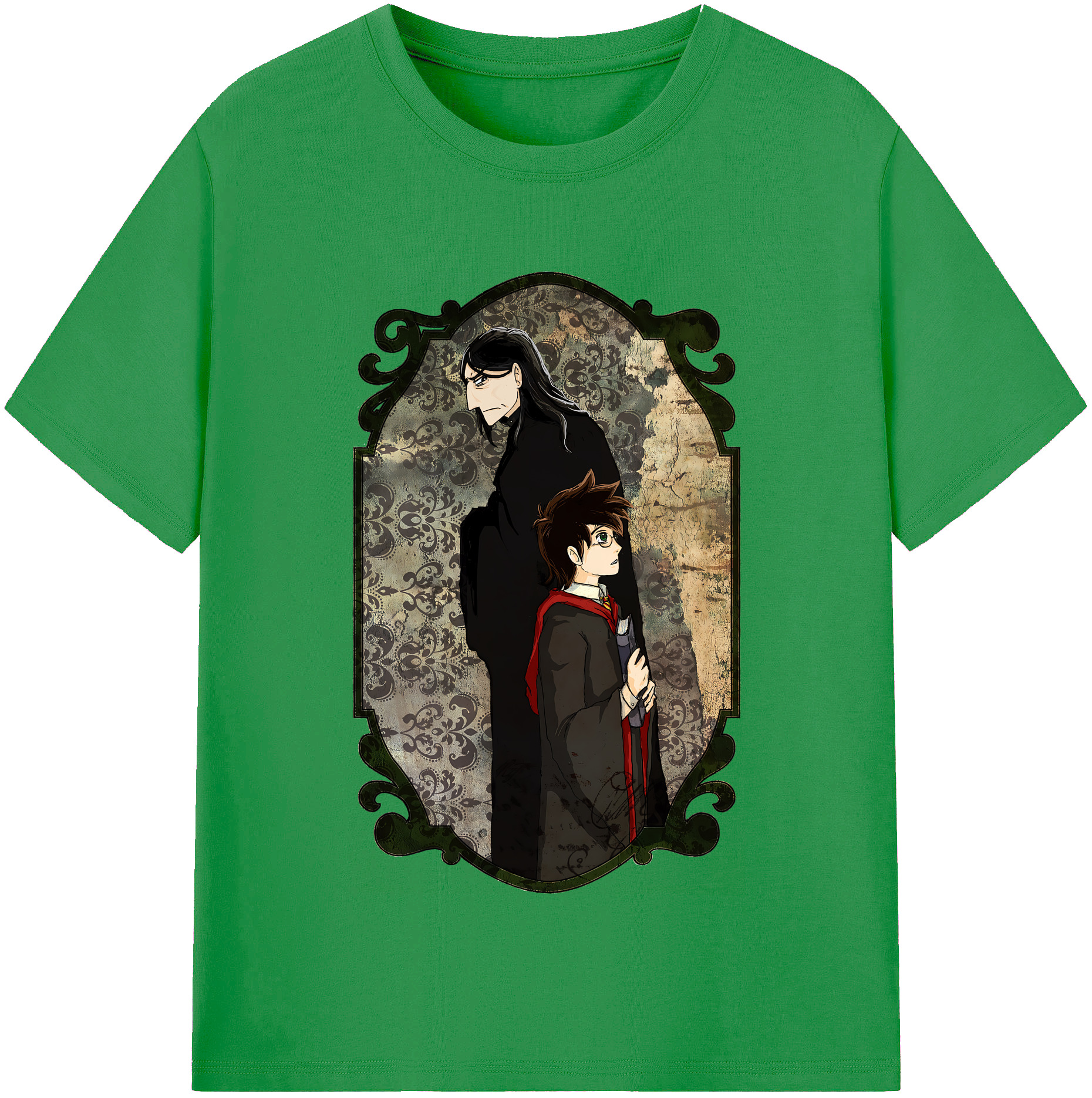 （画像用） Harry Potter ハリー・ポッターシリーズ レディースカジュアルプリントTシャツ（綿100％）