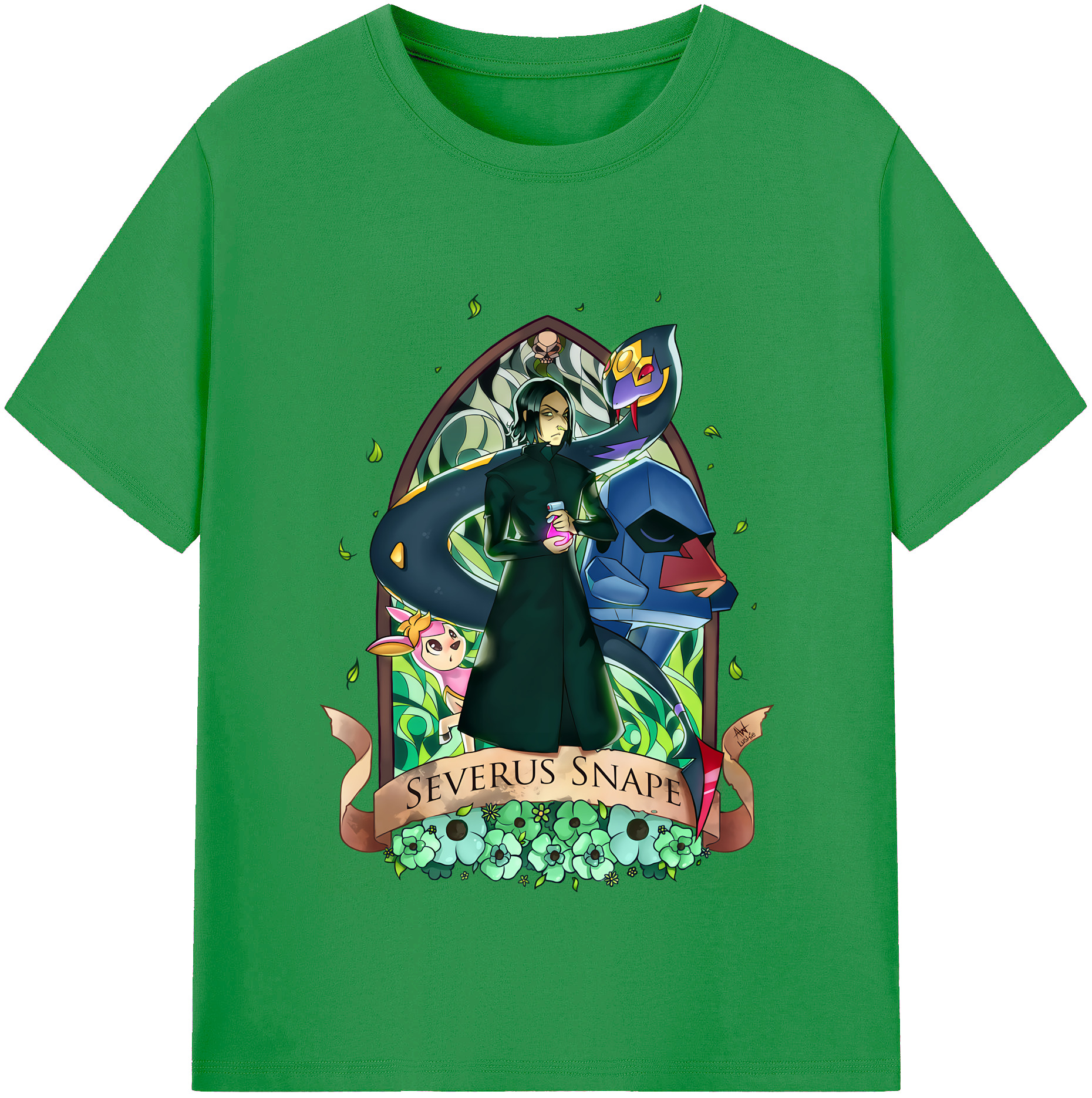 （画像用） Harry Potter ハリー・ポッターシリーズ レディースカジュアルプリントTシャツ（綿100％）