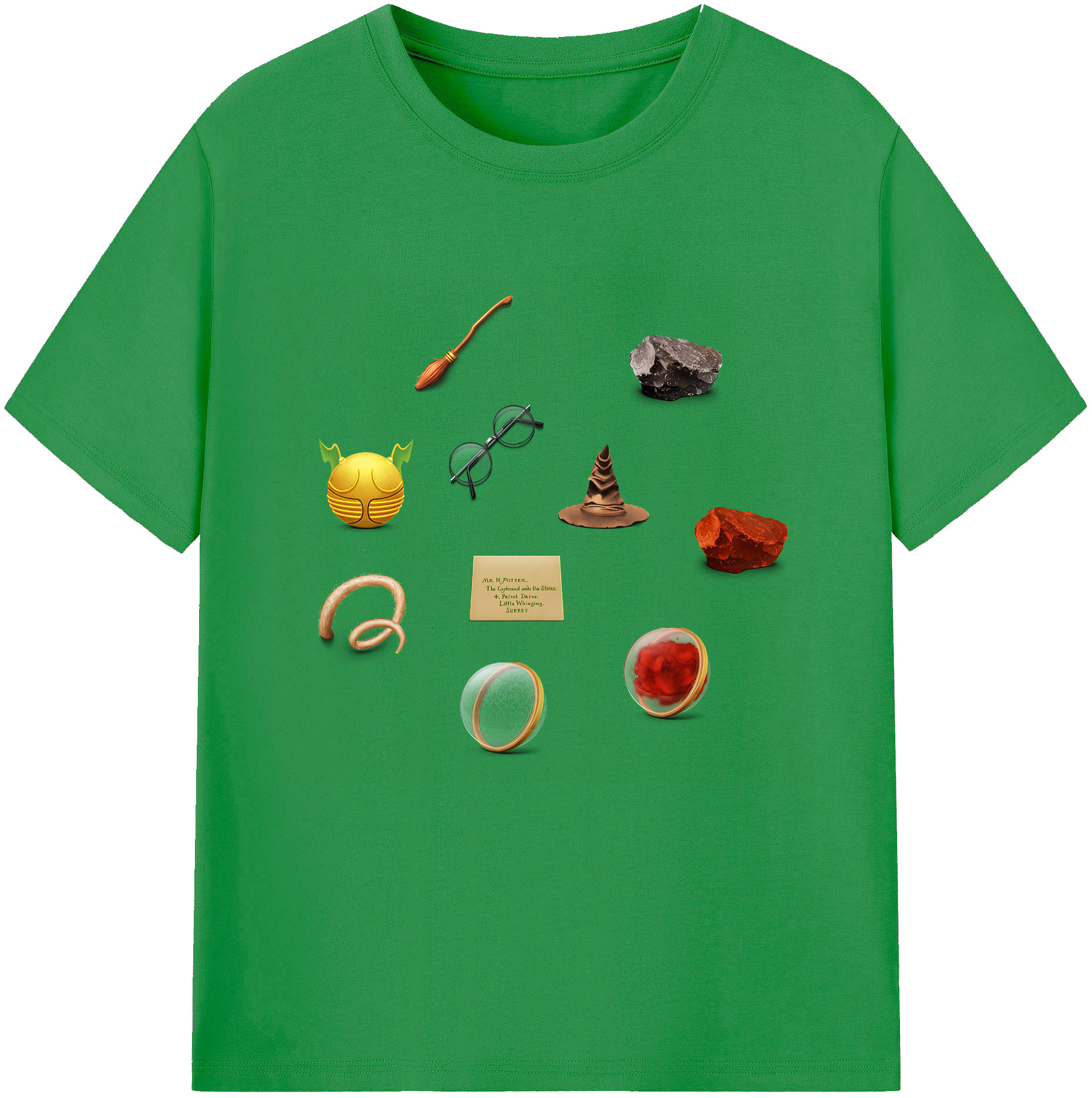 （画像用） Harry Potter ハリー・ポッターシリーズ レディースカジュアルプリントTシャツ（綿100％）