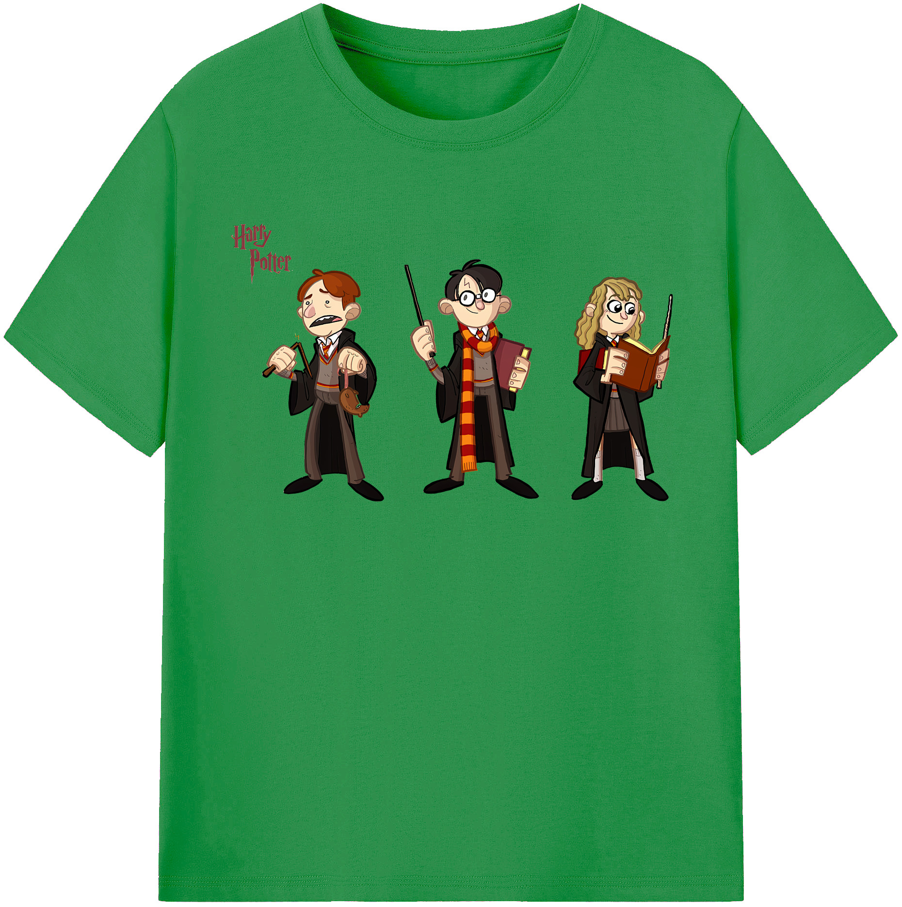 （画像用） Harry Potter ハリー・ポッターシリーズ レディースカジュアルプリントTシャツ（綿100％）