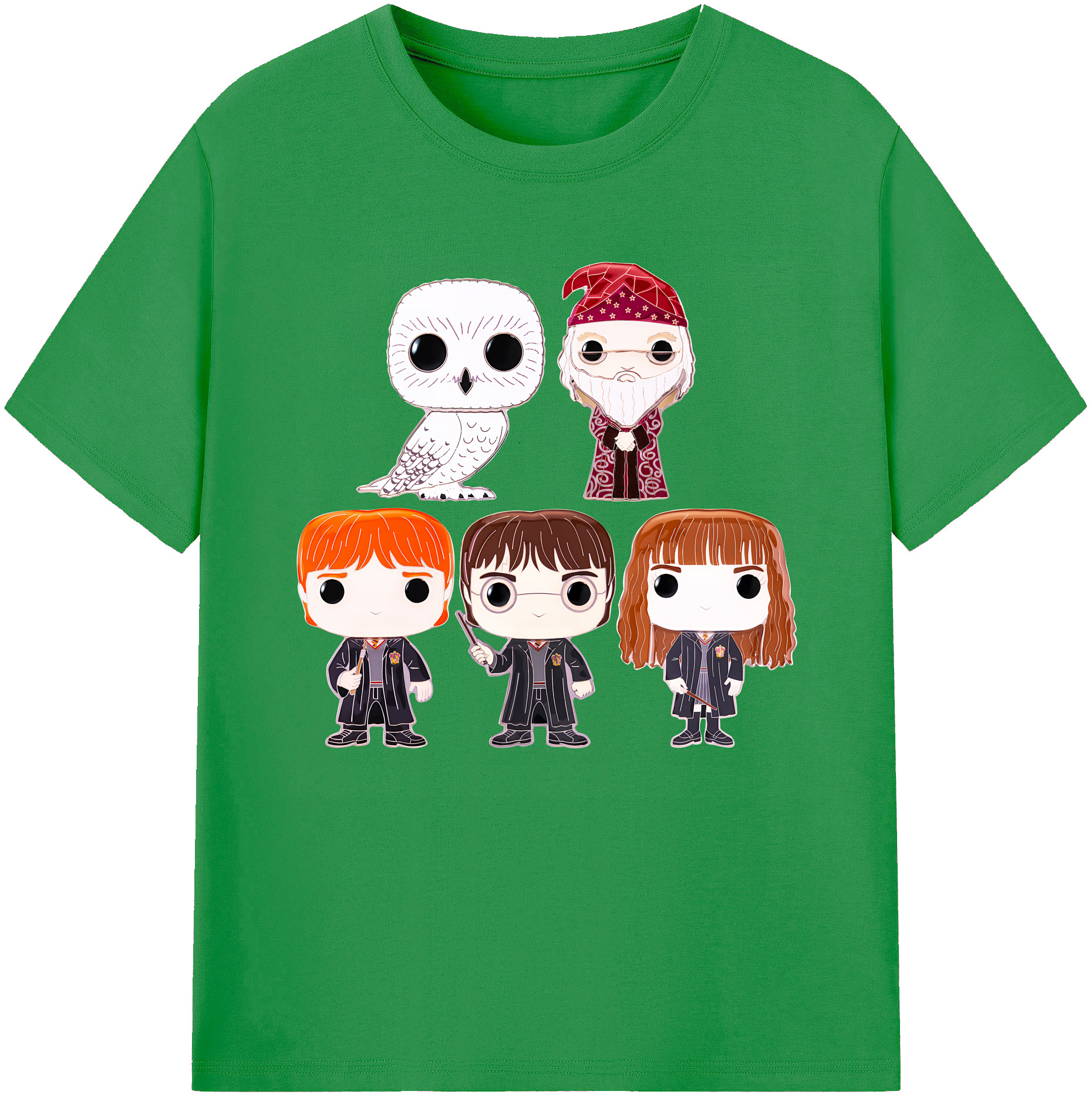 （画像用） Harry Potter ハリー・ポッターシリーズ レディースカジュアルプリントTシャツ（綿100％）