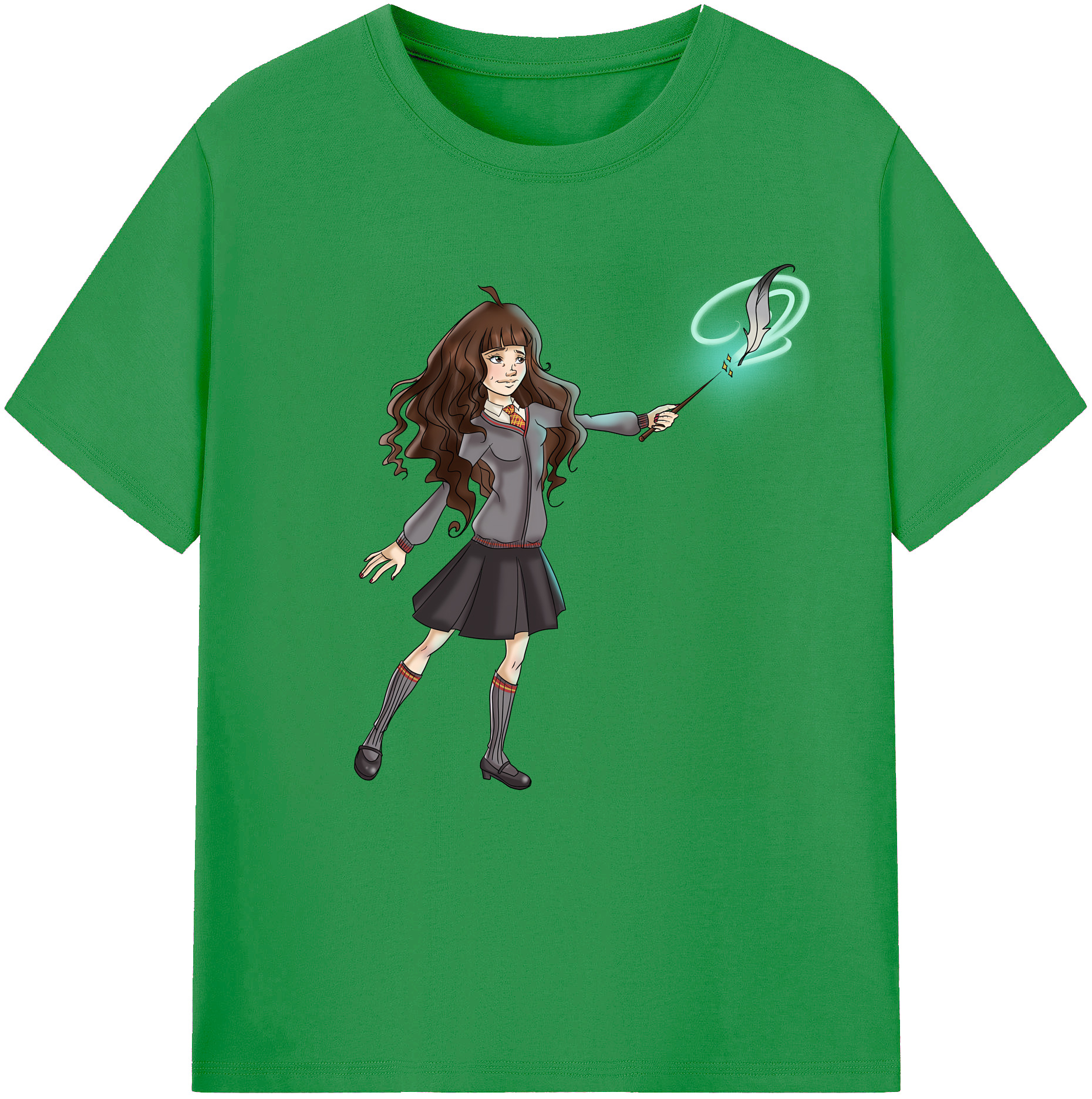 （画像用） Harry Potter ハリー・ポッターシリーズ レディースカジュアルプリントTシャツ（綿100％）