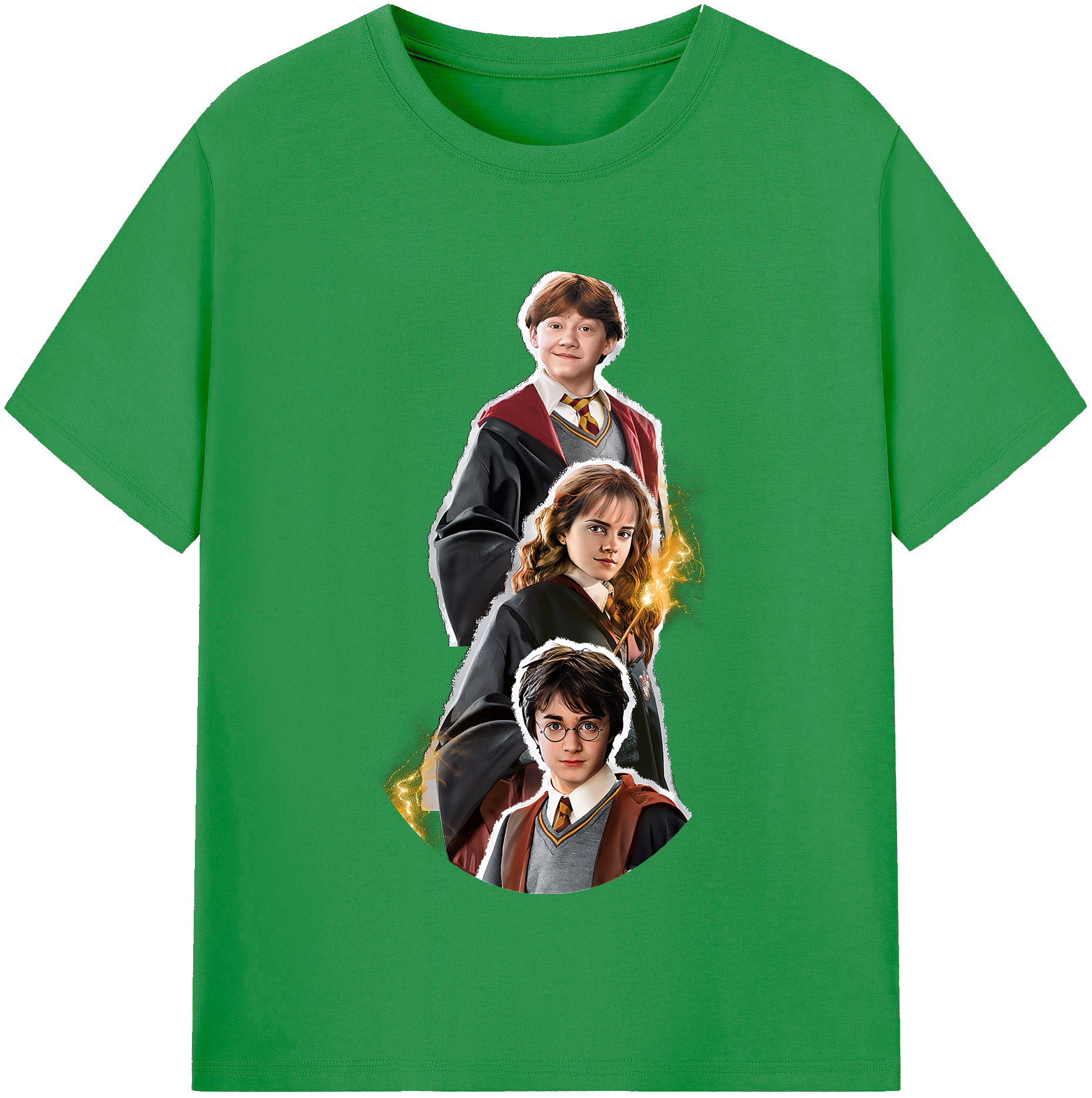 （画像用） Harry Potter ハリー・ポッターシリーズ レディースカジュアルプリントTシャツ（綿100％）
