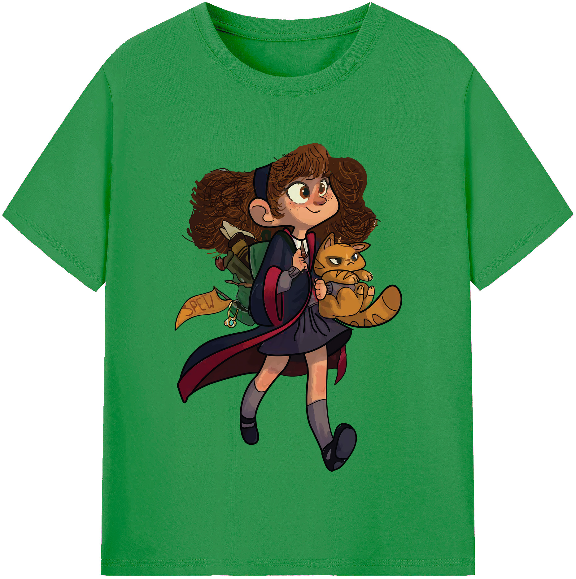 （画像用） Harry Potter ハリー・ポッターシリーズ レディースカジュアルプリントTシャツ（綿100％）