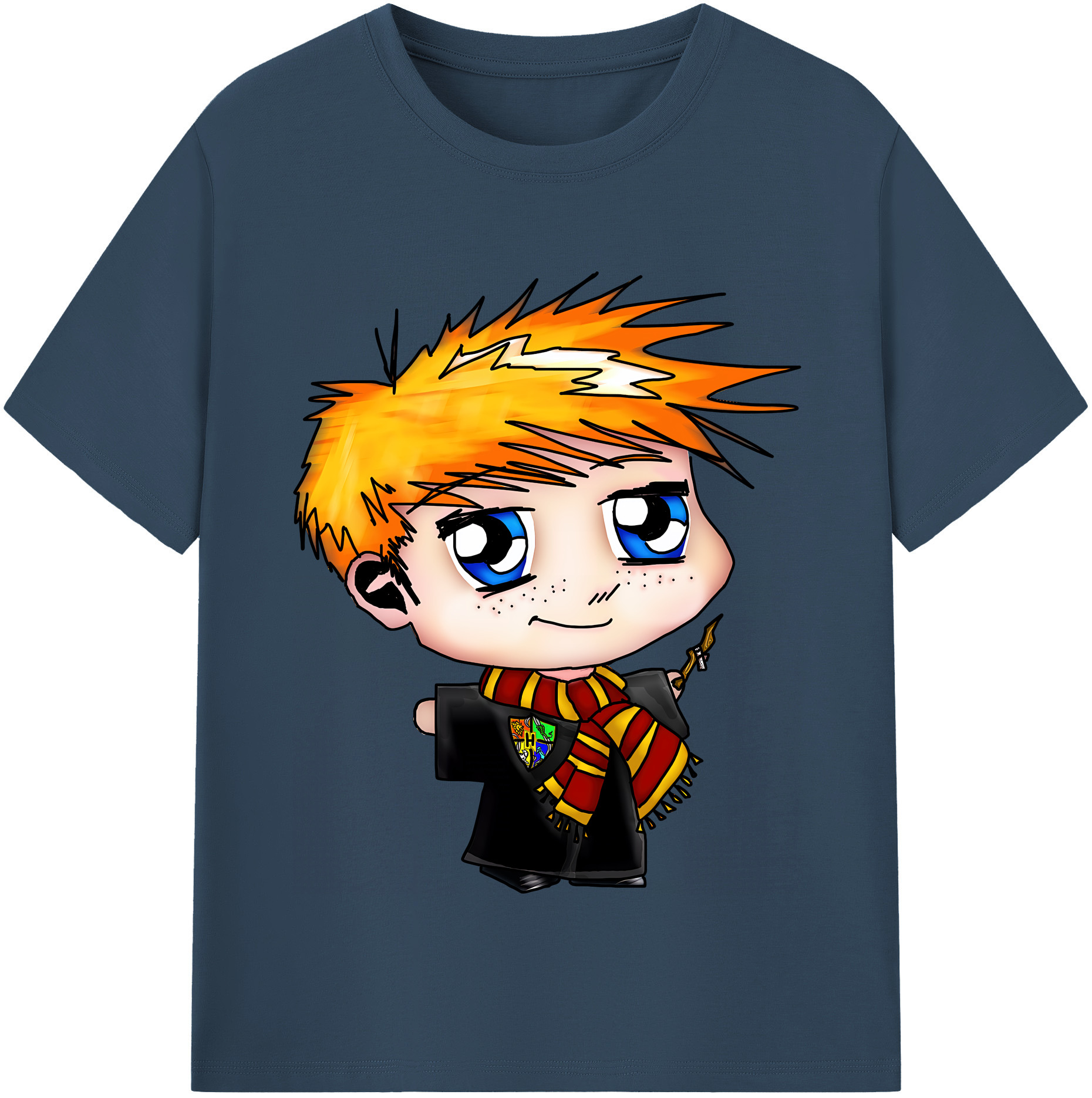 （画像用） Harry Potter ハリー・ポッターシリーズ レディースカジュアルプリントTシャツ（綿100％）