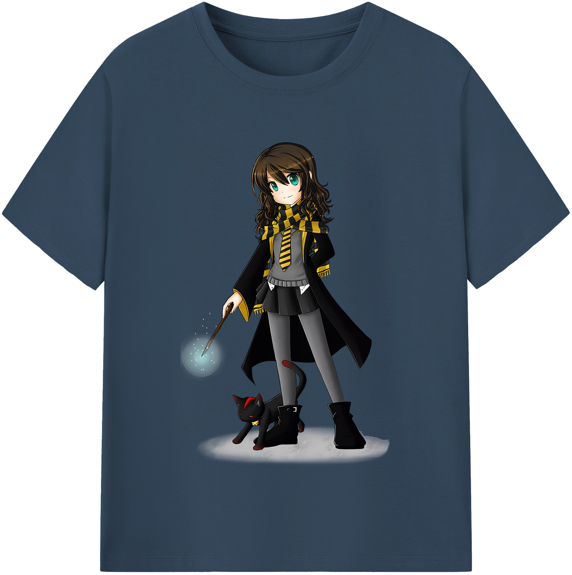 （画像用） Harry Potter ハリー・ポッターシリーズ レディースカジュアルプリントTシャツ（綿100％）