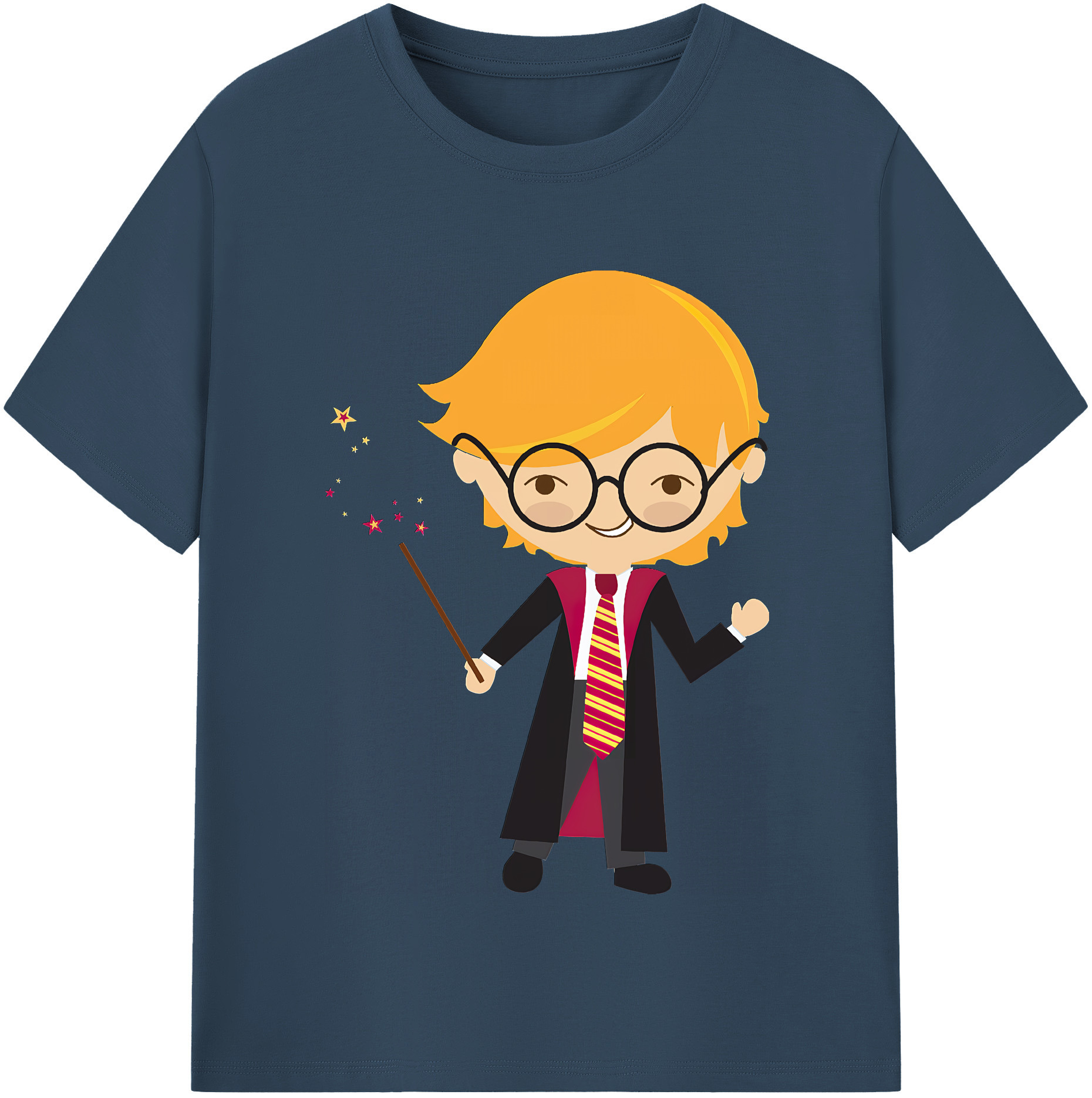 （画像用） Harry Potter ハリー・ポッターシリーズ レディースカジュアルプリントTシャツ（綿100％）