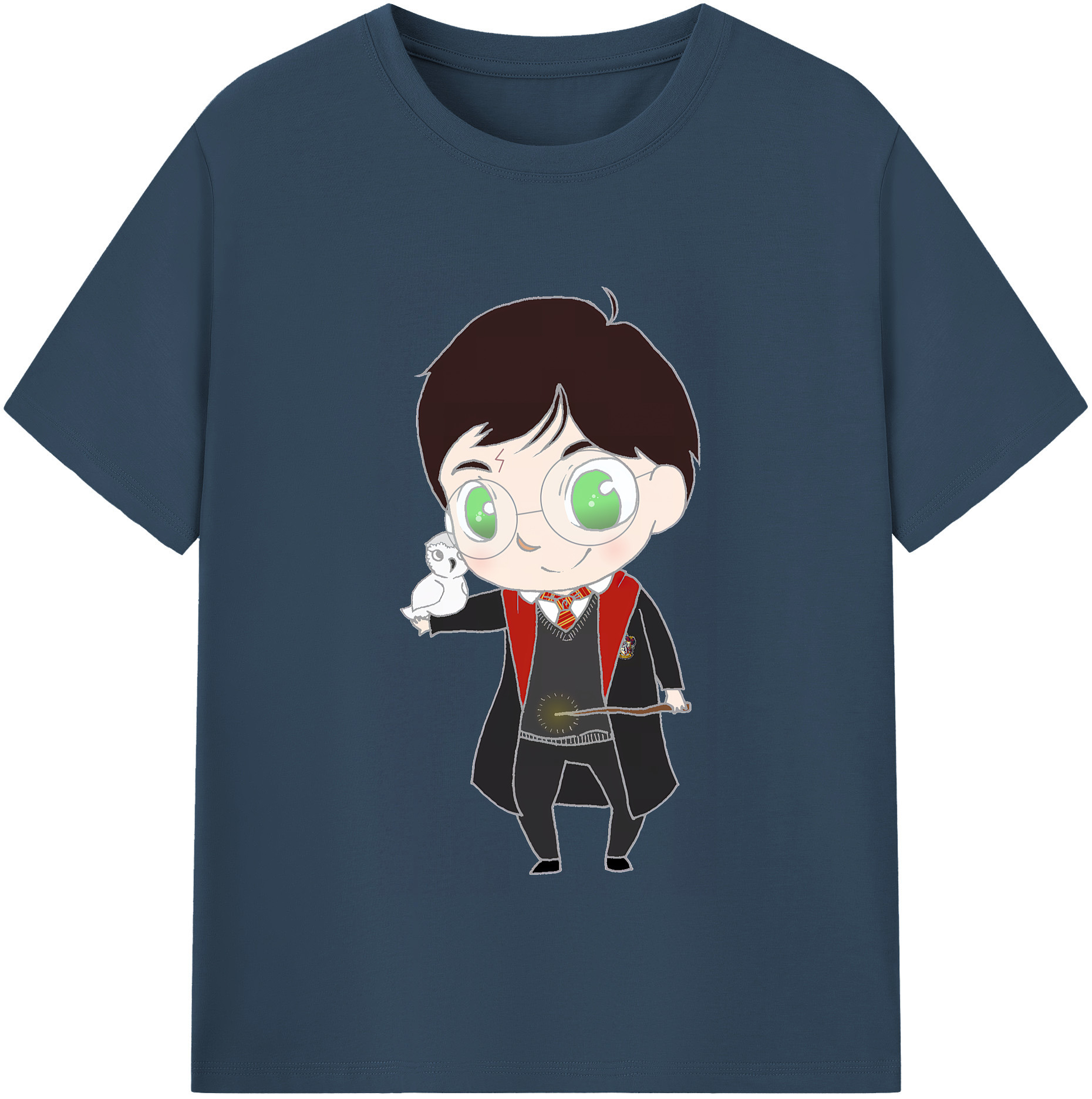 （画像用） Harry Potter ハリー・ポッターシリーズ レディースカジュアルプリントTシャツ（綿100％）