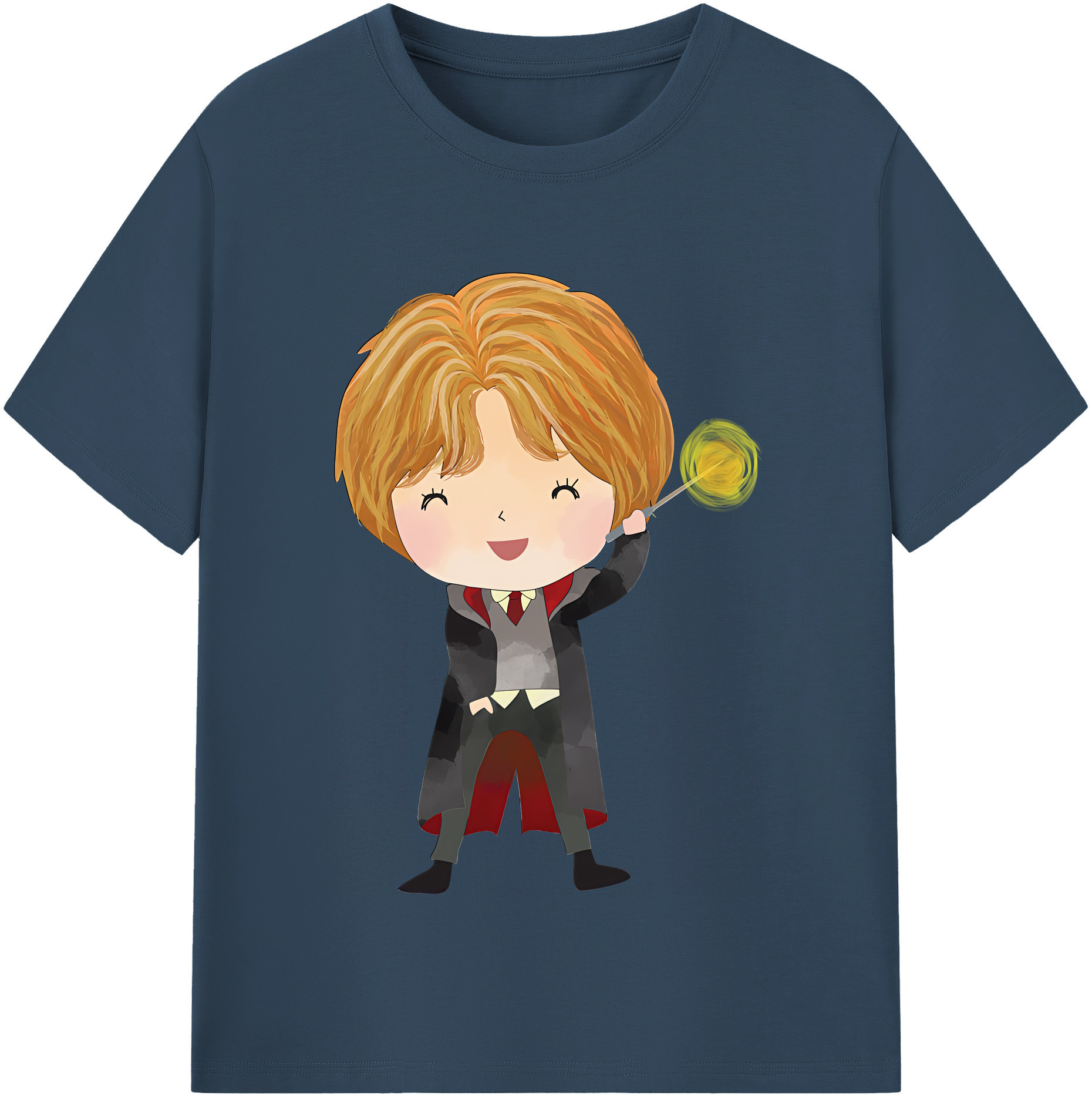 （画像用） Harry Potter ハリー・ポッターシリーズ レディースカジュアルプリントTシャツ（綿100％）