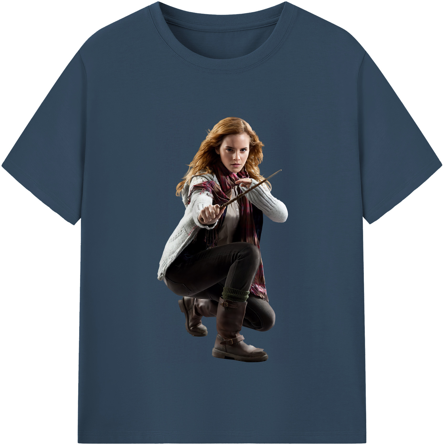 （画像用） Harry Potter ハリー・ポッターシリーズ レディースカジュアルプリントTシャツ（綿100％）