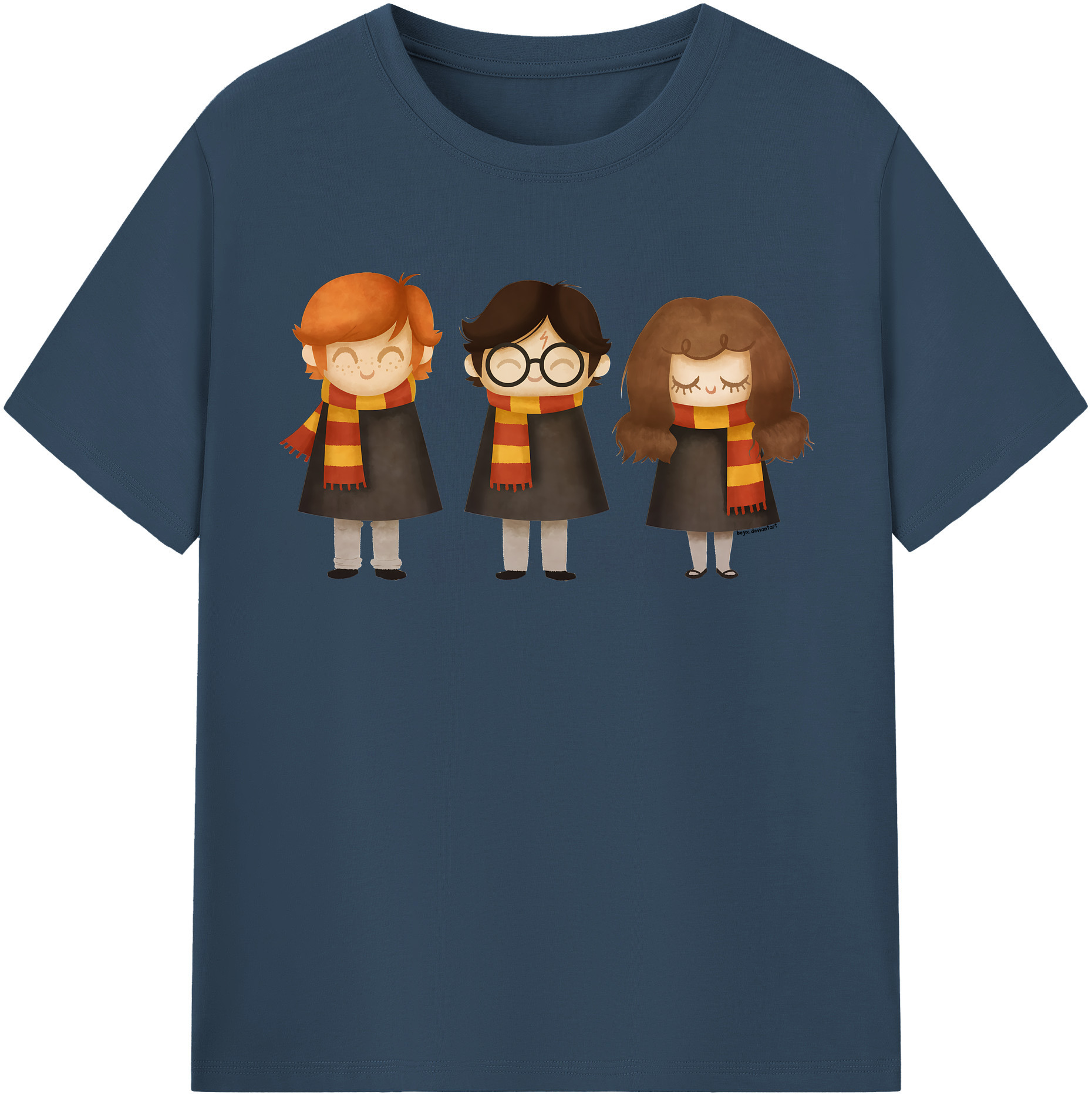 （画像用） Harry Potter ハリー・ポッターシリーズ レディースカジュアルプリントTシャツ（綿100％）