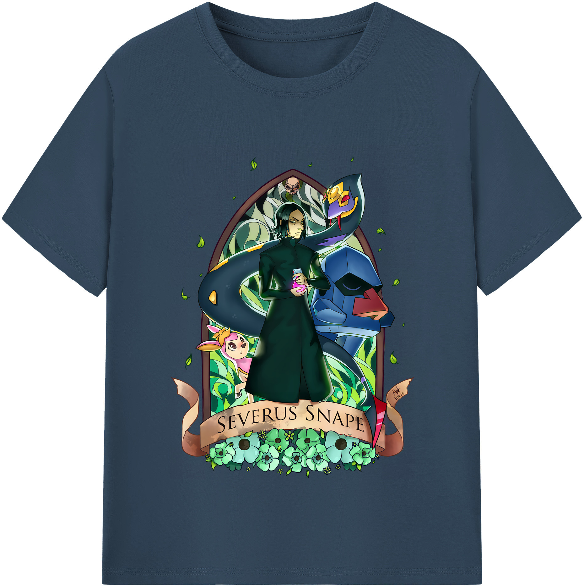 （画像用） Harry Potter ハリー・ポッターシリーズ レディースカジュアルプリントTシャツ（綿100％）