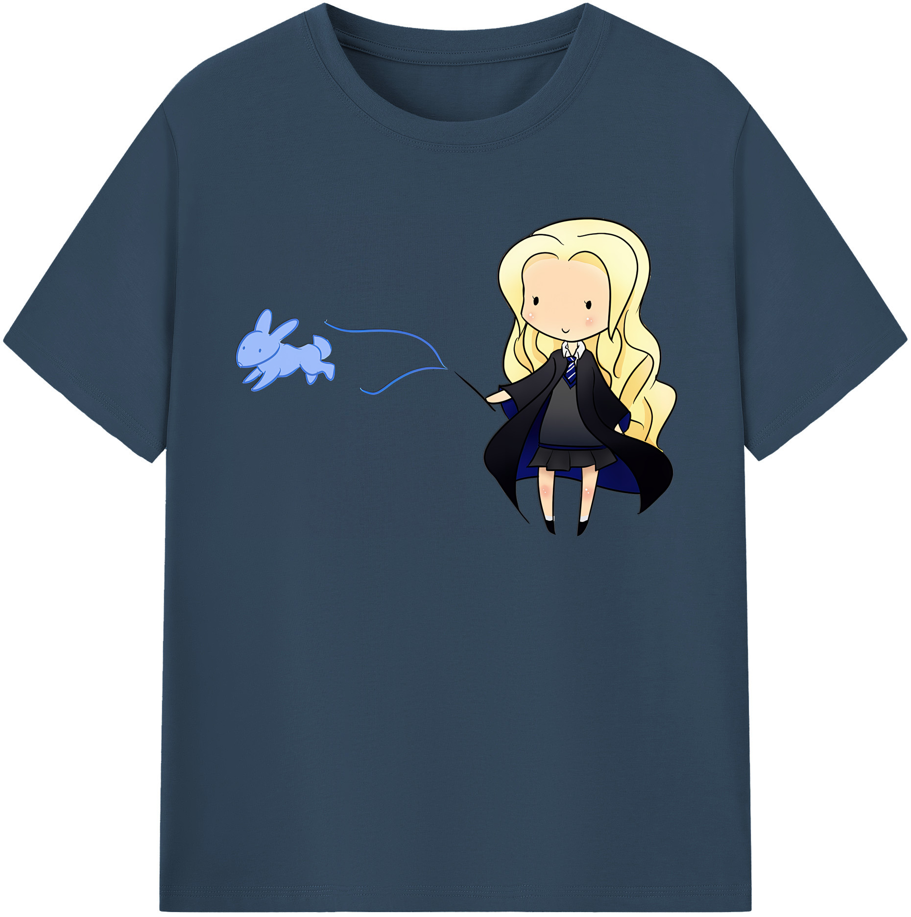 （画像用） Harry Potter ハリー・ポッターシリーズ レディースカジュアルプリントTシャツ（綿100％）