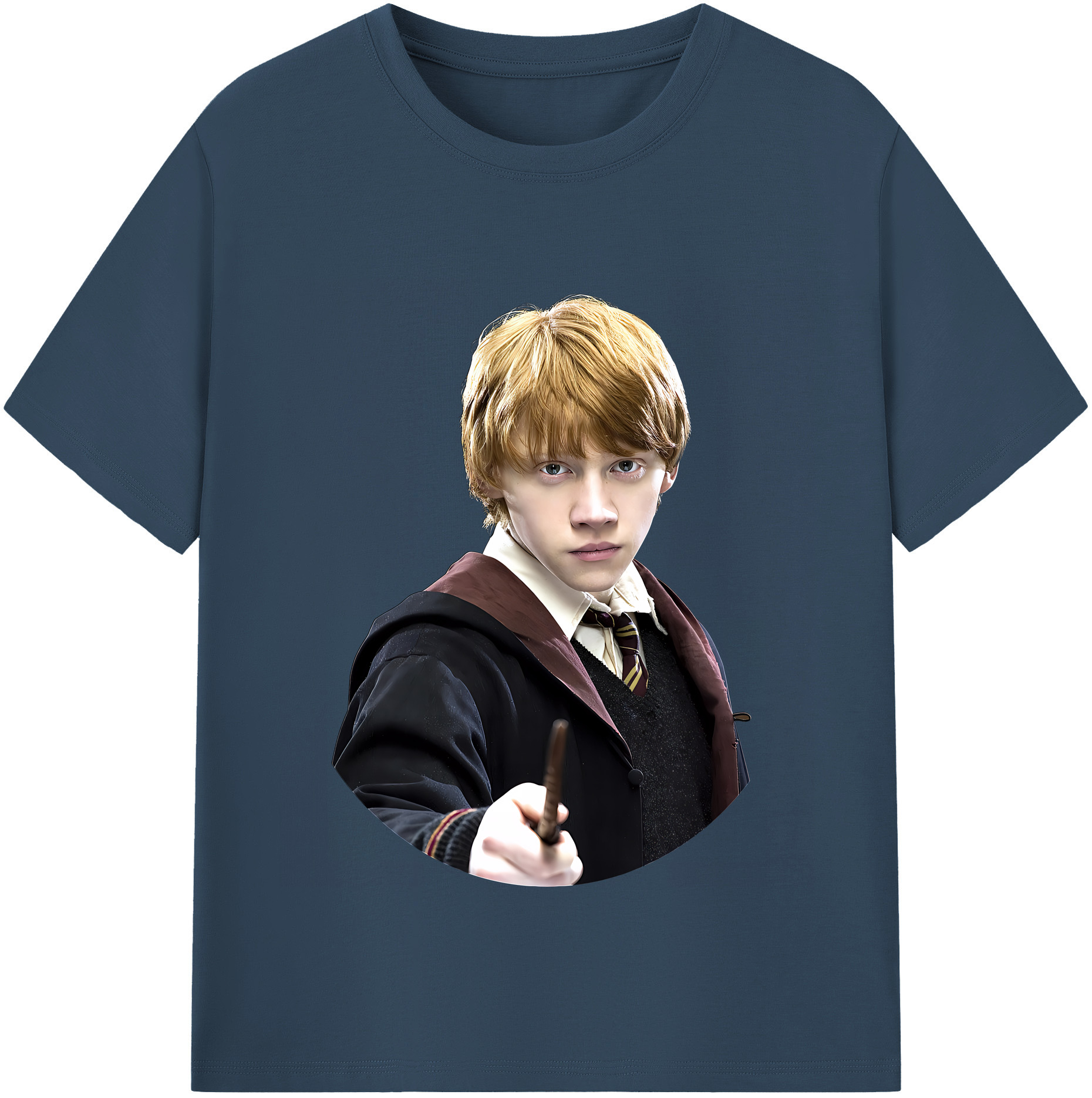 （画像用） Harry Potter ハリー・ポッターシリーズ レディースカジュアルプリントTシャツ（綿100％）
