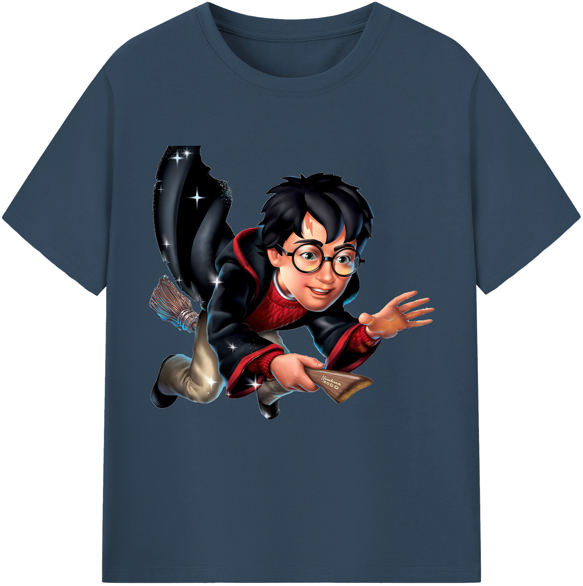（画像用） Harry Potter ハリー・ポッターシリーズ レディースカジュアルプリントTシャツ（綿100％）