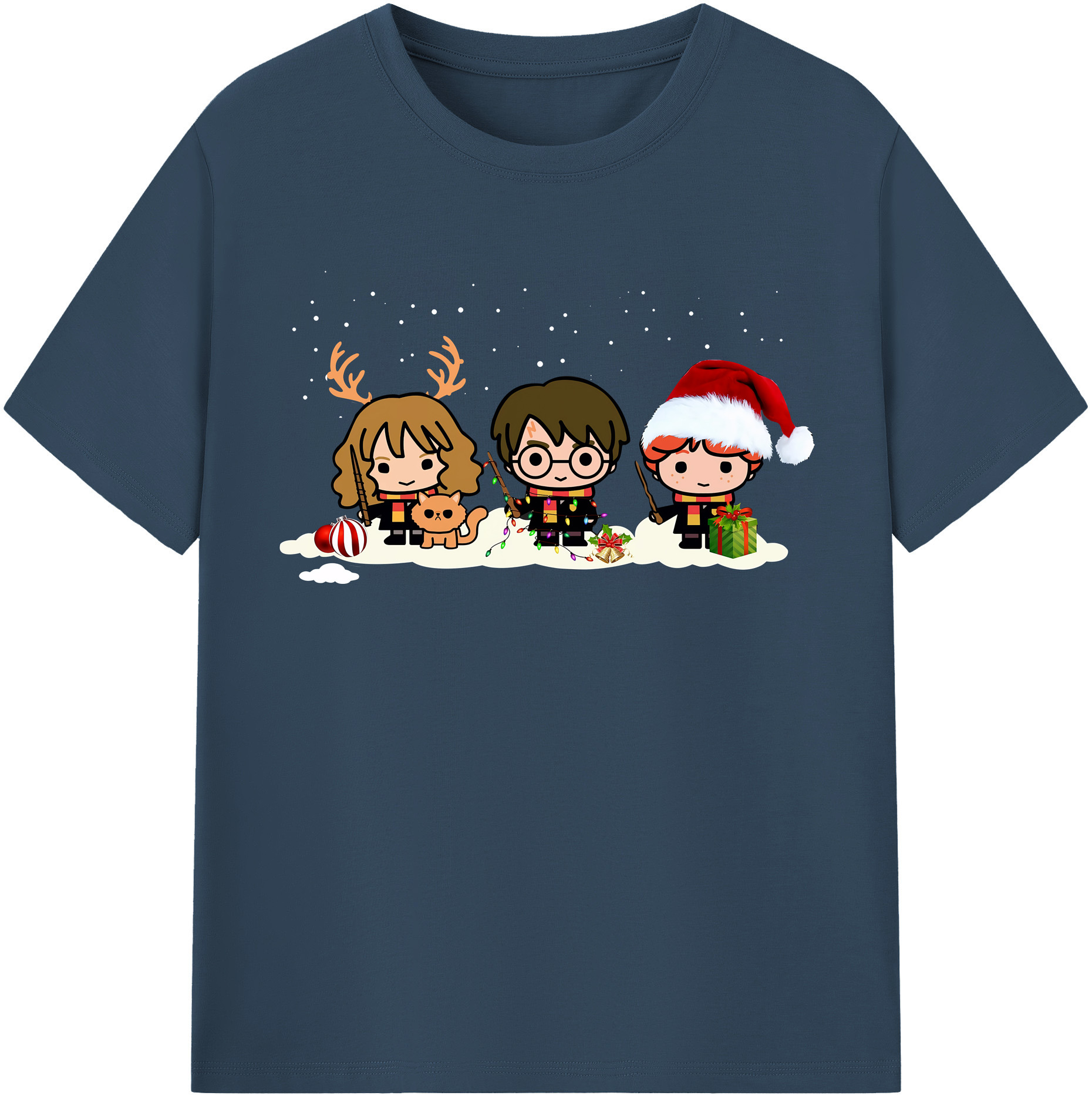 （画像用） Harry Potter ハリー・ポッターシリーズ レディースカジュアルプリントTシャツ（綿100％）