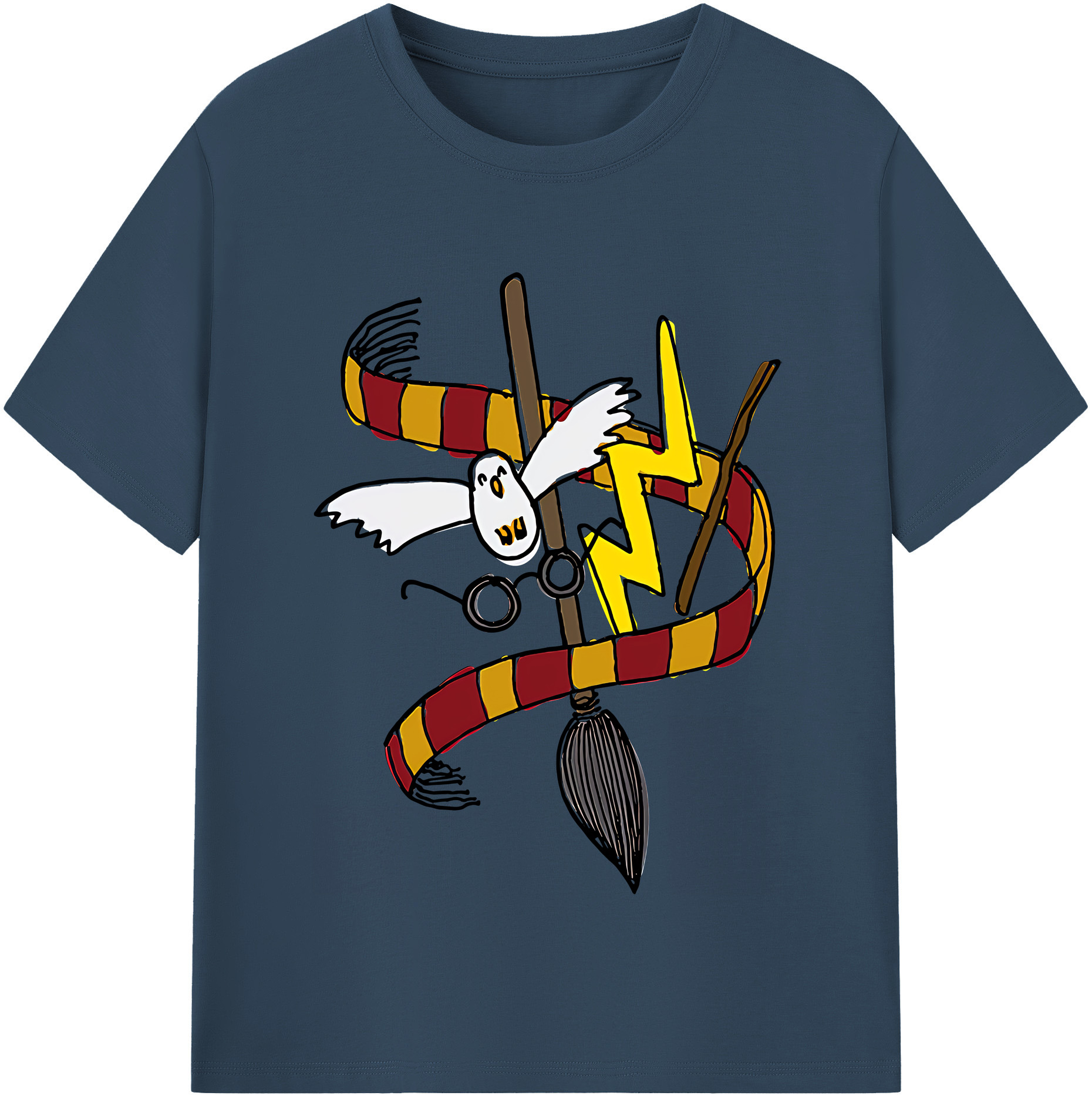 （画像用） Harry Potter ハリー・ポッターシリーズ レディースカジュアルプリントTシャツ（綿100％）