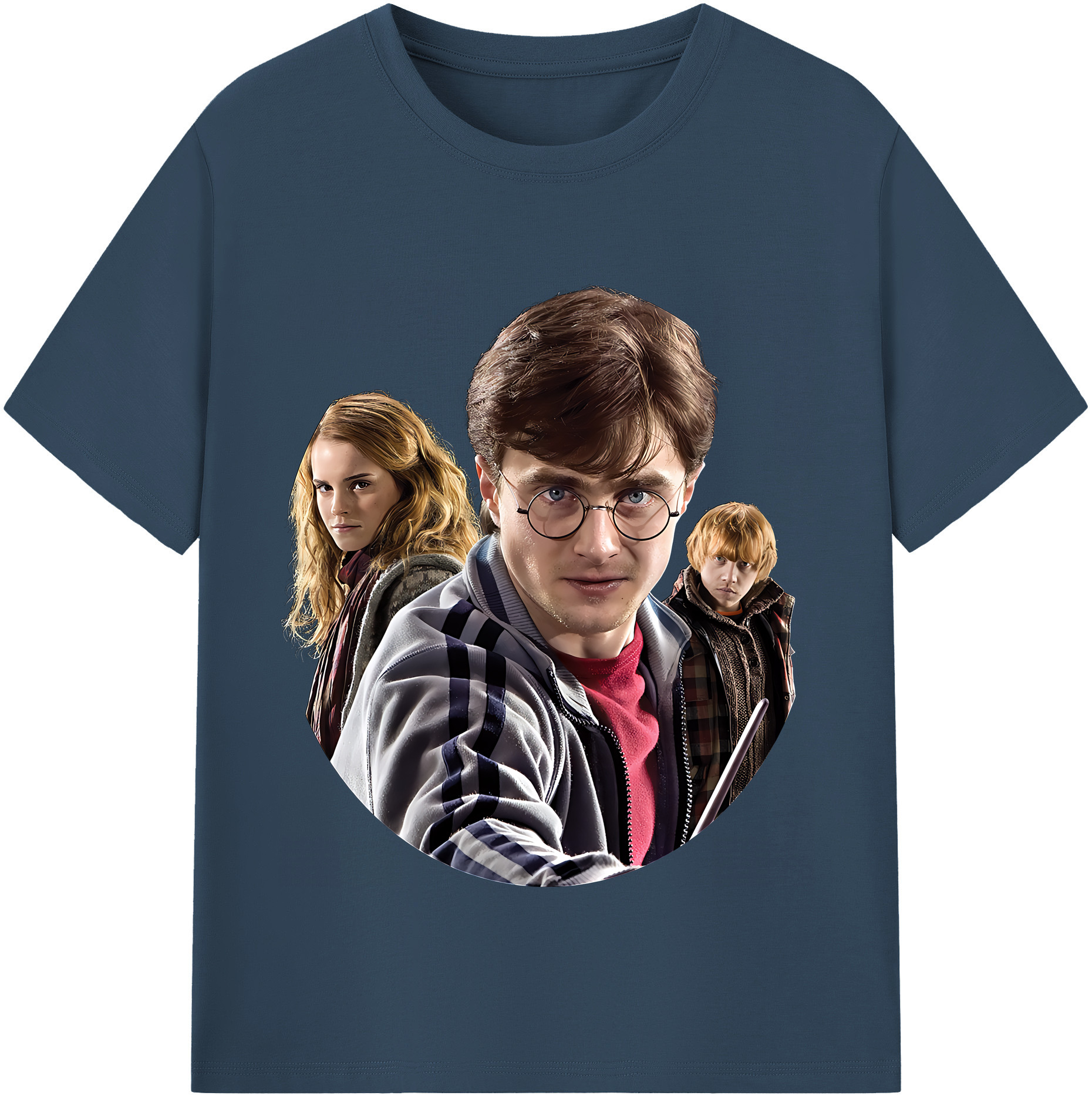 （画像用） Harry Potter ハリー・ポッターシリーズ レディースカジュアルプリントTシャツ（綿100％）