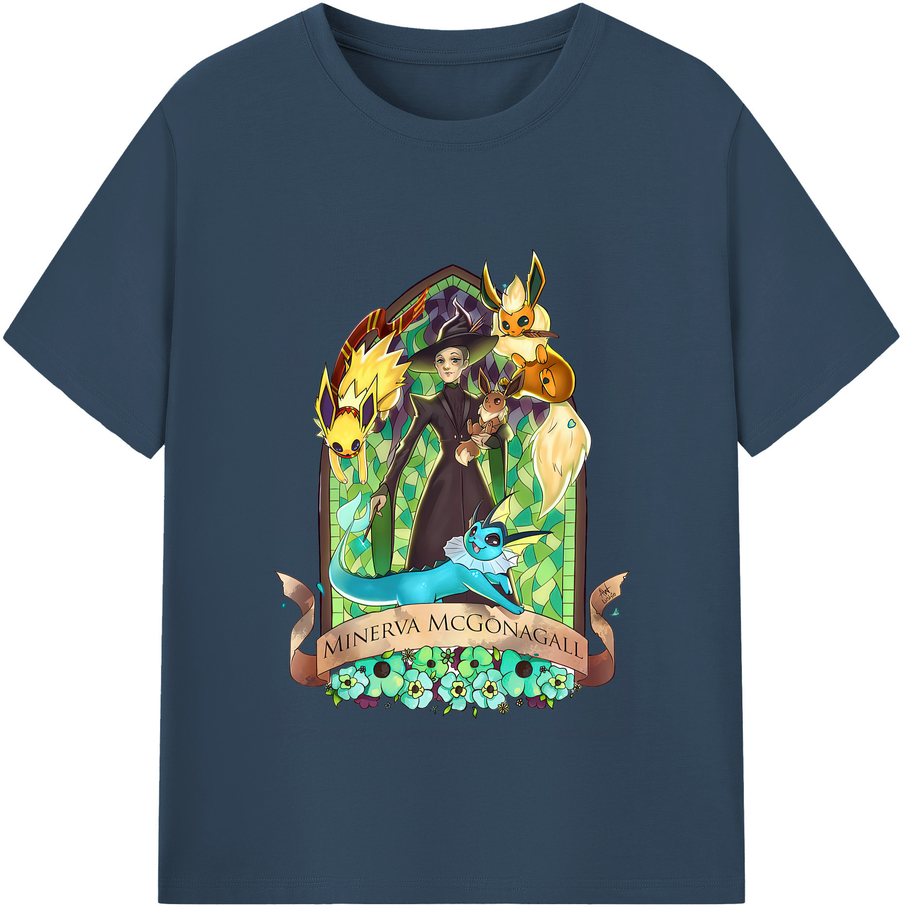 （画像用） Harry Potter ハリー・ポッターシリーズ レディースカジュアルプリントTシャツ（綿100％）