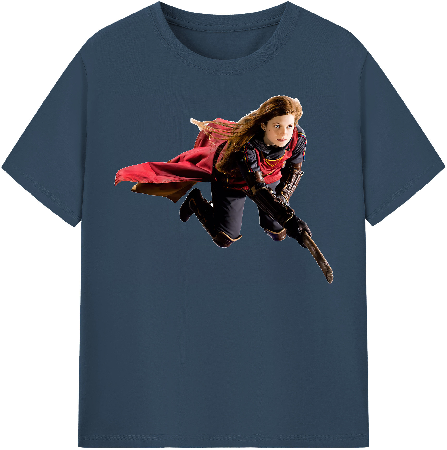 （画像用） Harry Potter ハリー・ポッターシリーズ レディースカジュアルプリントTシャツ（綿100％）