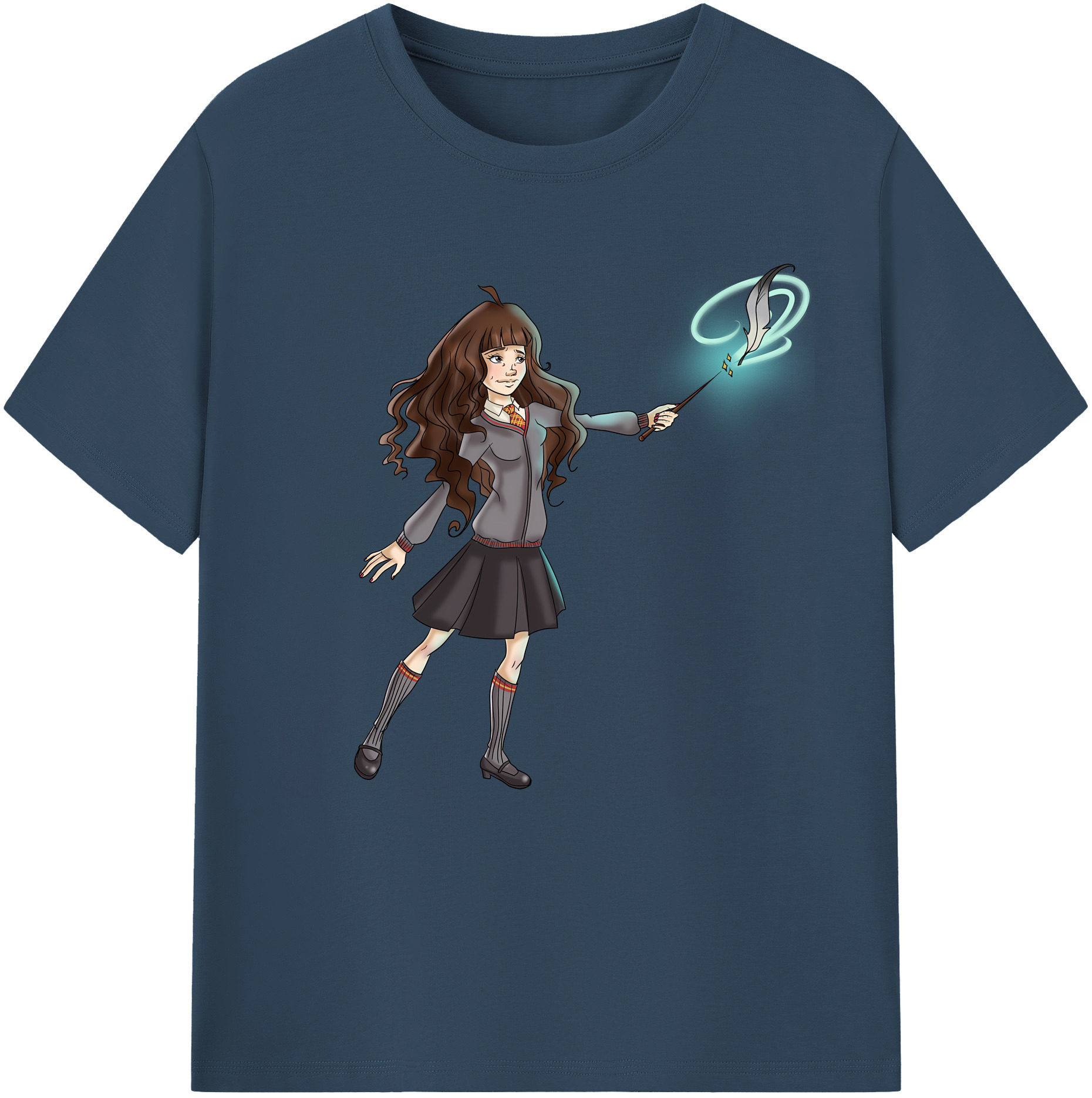 （画像用） Harry Potter ハリー・ポッターシリーズ レディースカジュアルプリントTシャツ（綿100％）