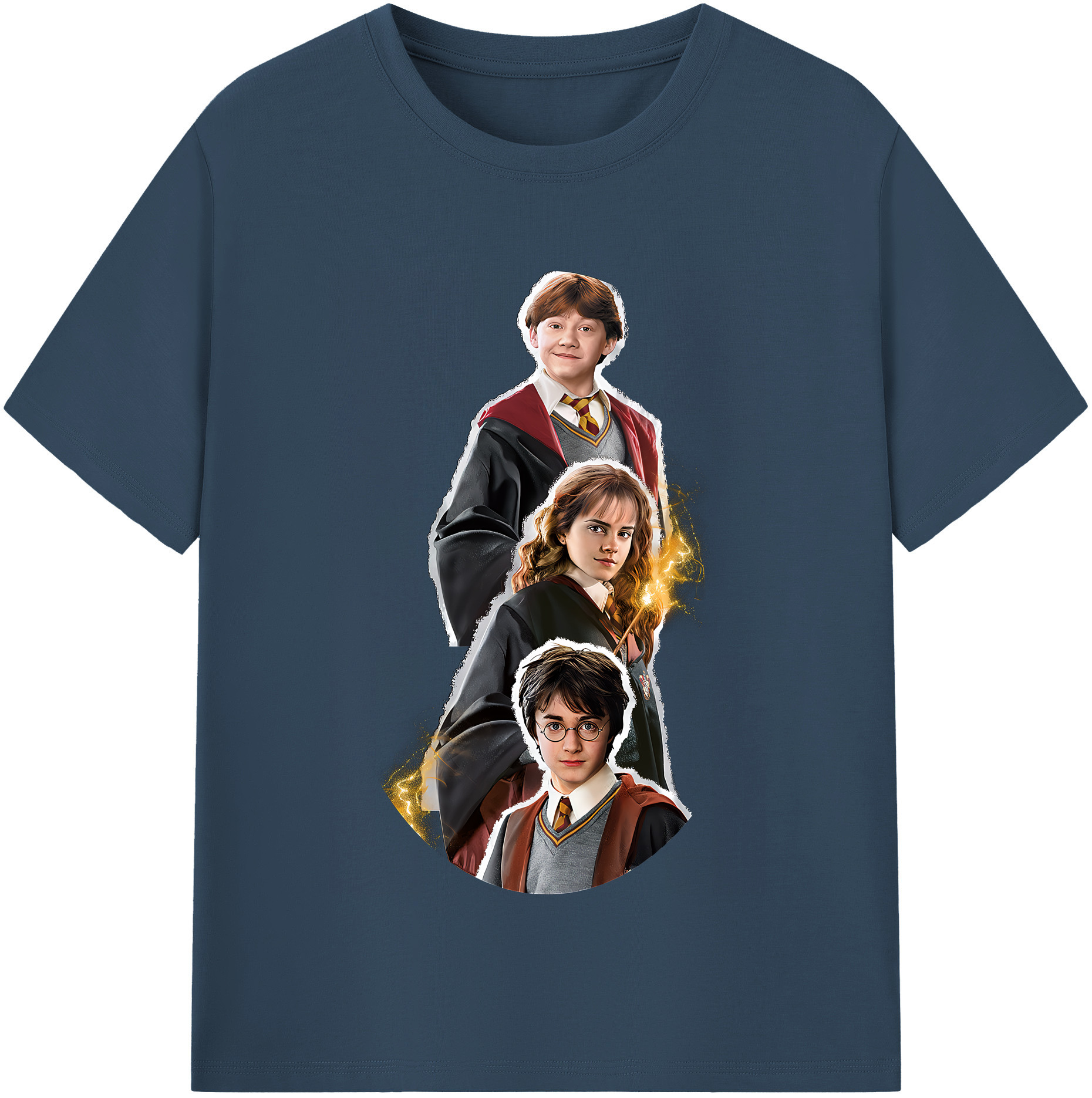 （画像用） Harry Potter ハリー・ポッターシリーズ レディースカジュアルプリントTシャツ（綿100％）