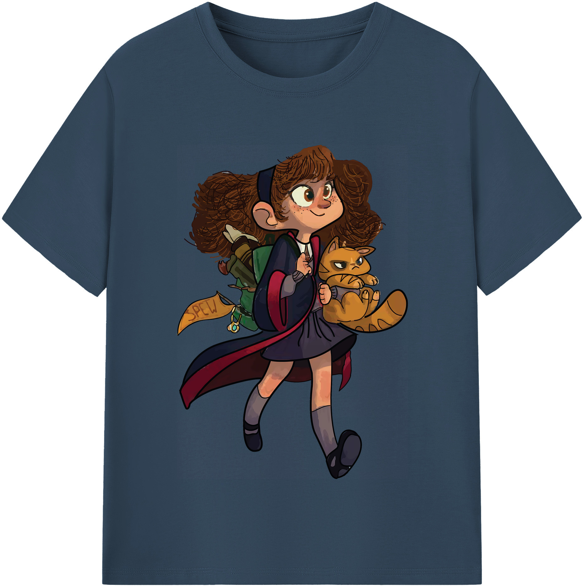 （画像用） Harry Potter ハリー・ポッターシリーズ レディースカジュアルプリントTシャツ（綿100％）