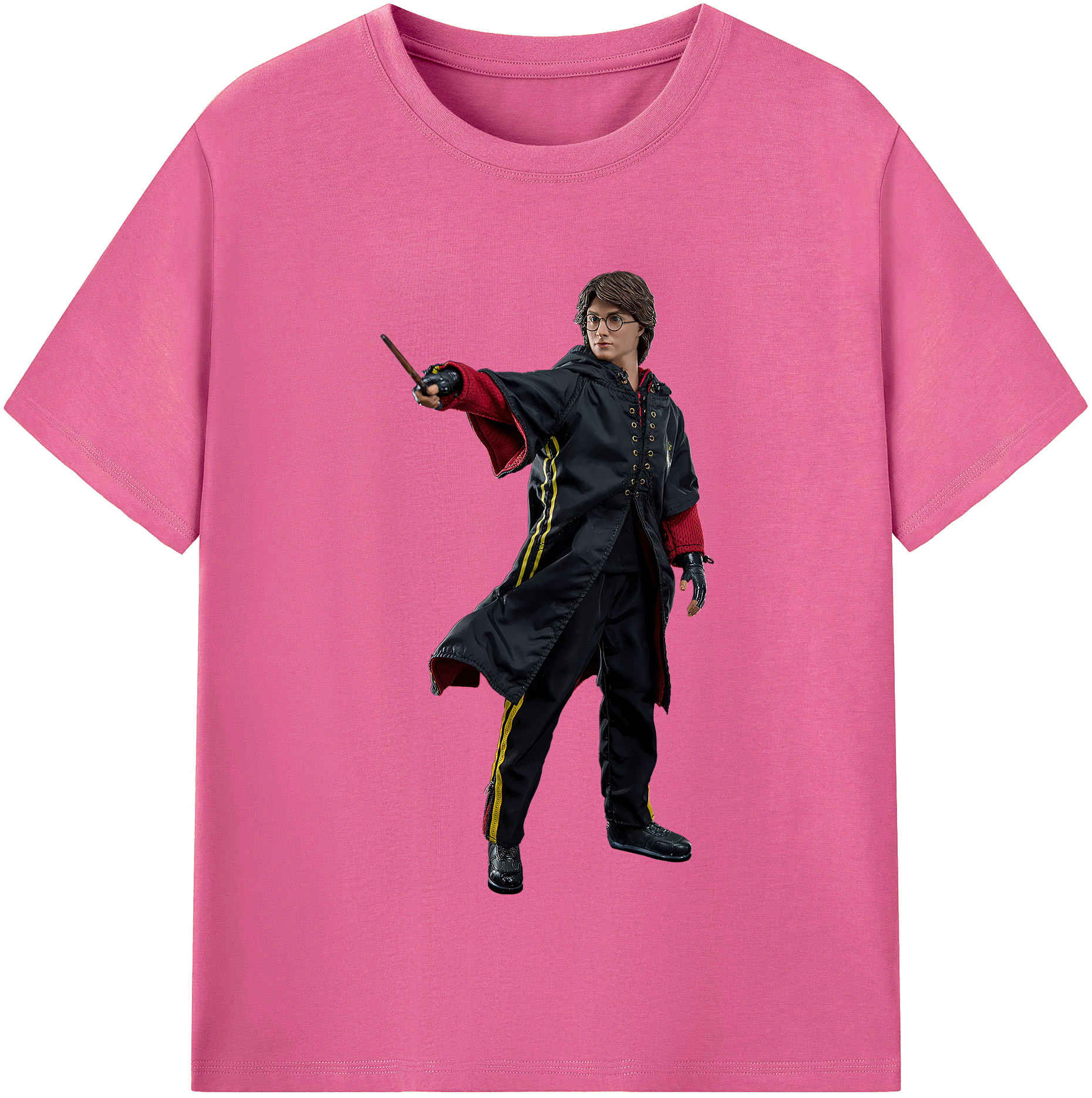 （画像用） Harry Potter ハリー・ポッターシリーズ レディースカジュアルプリントTシャツ（綿100％）