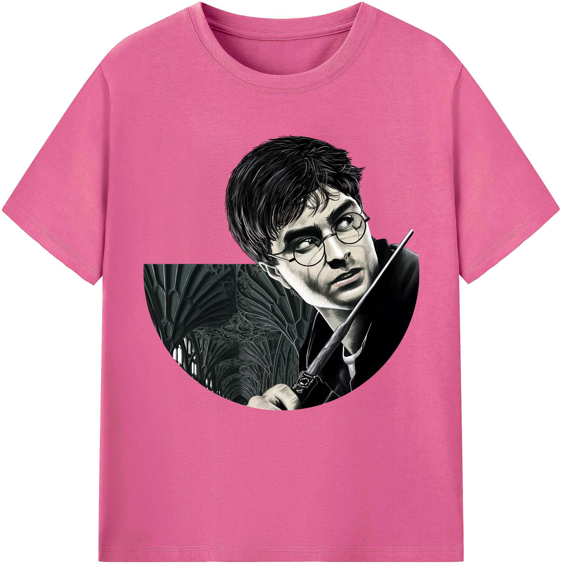 （画像用） Harry Potter ハリー・ポッターシリーズ レディースカジュアルプリントTシャツ（綿100％）