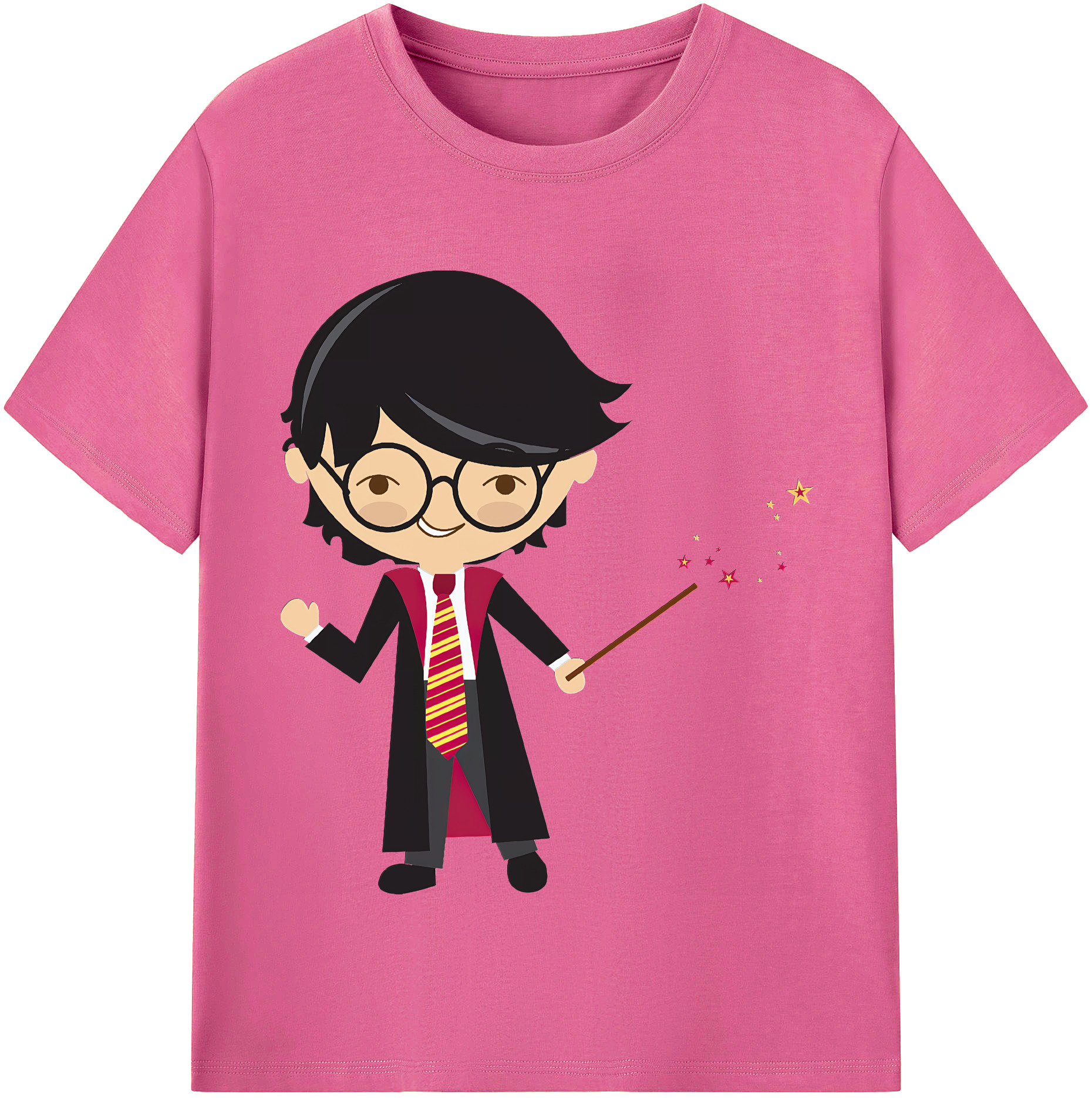 （画像用） Harry Potter ハリー・ポッターシリーズ レディースカジュアルプリントTシャツ（綿100％）