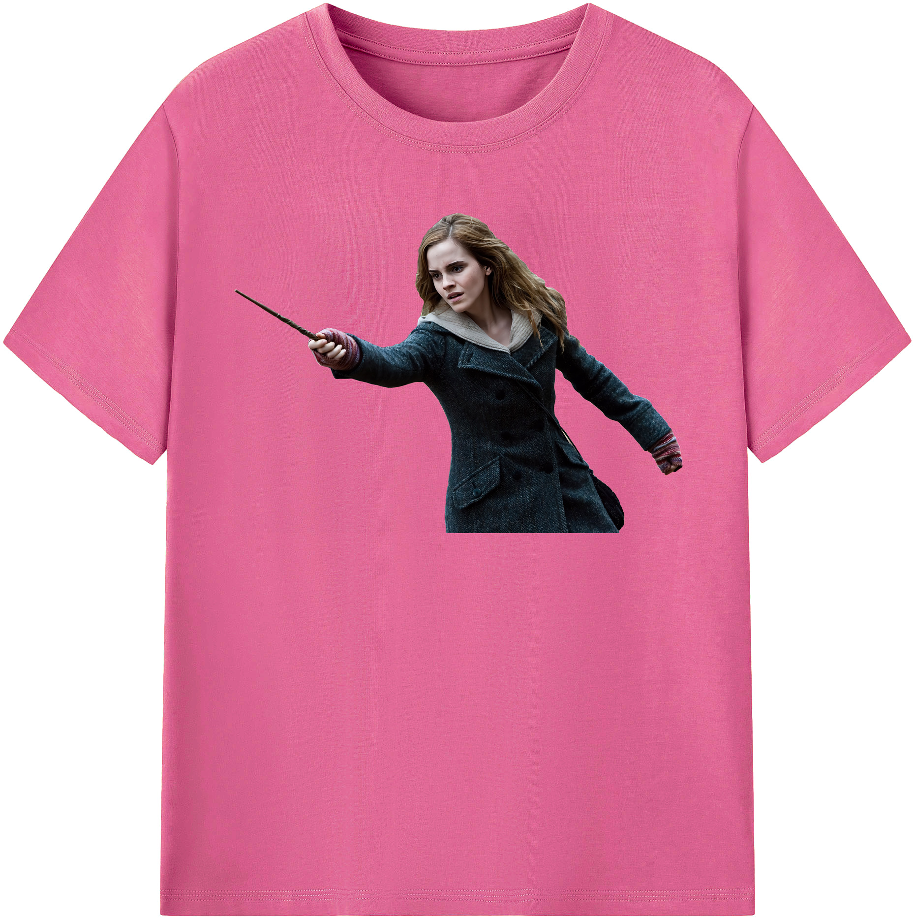 （画像用） Harry Potter ハリー・ポッターシリーズ レディースカジュアルプリントTシャツ（綿100％）