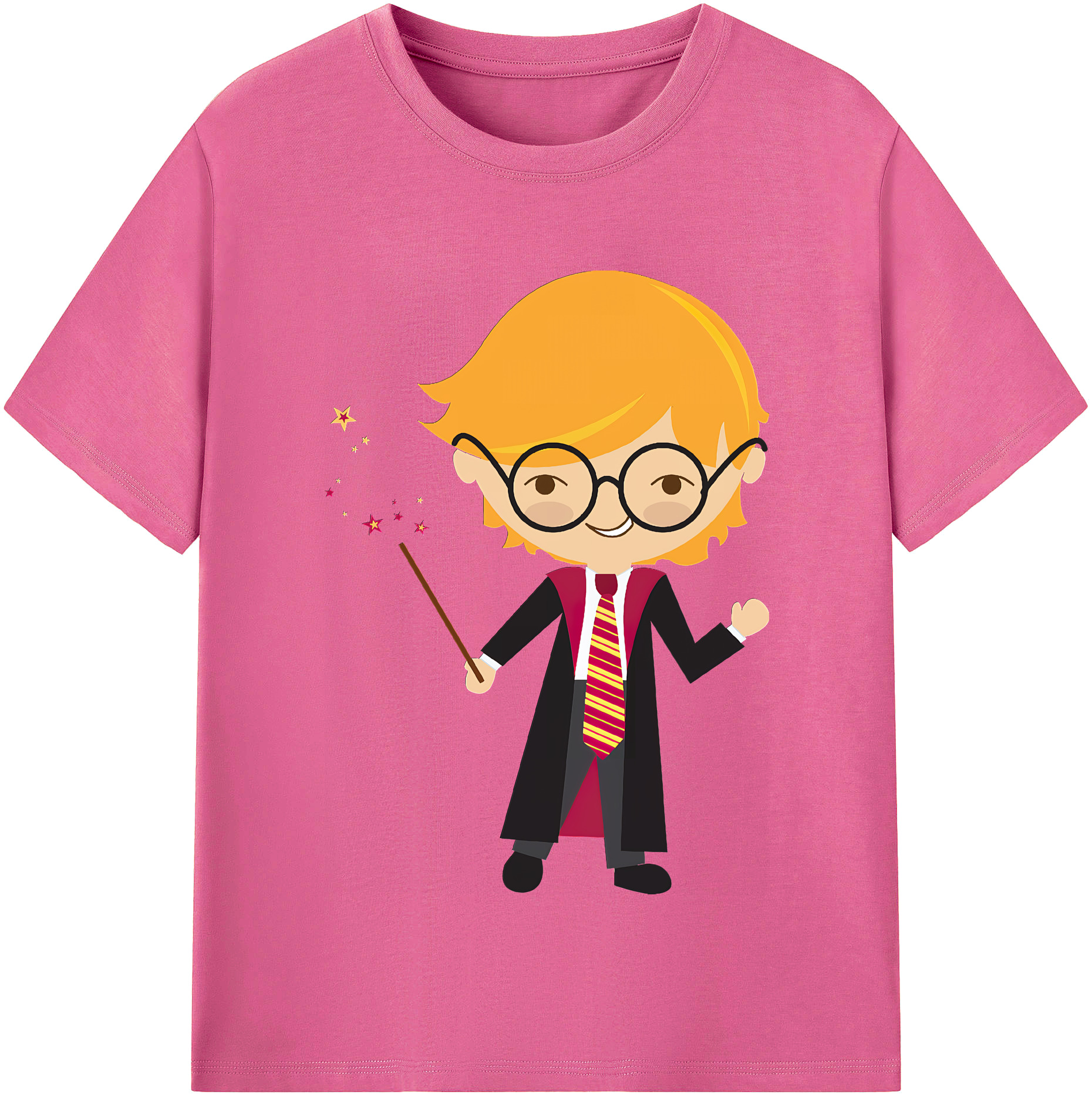 （画像用） Harry Potter ハリー・ポッターシリーズ レディースカジュアルプリントTシャツ（綿100％）