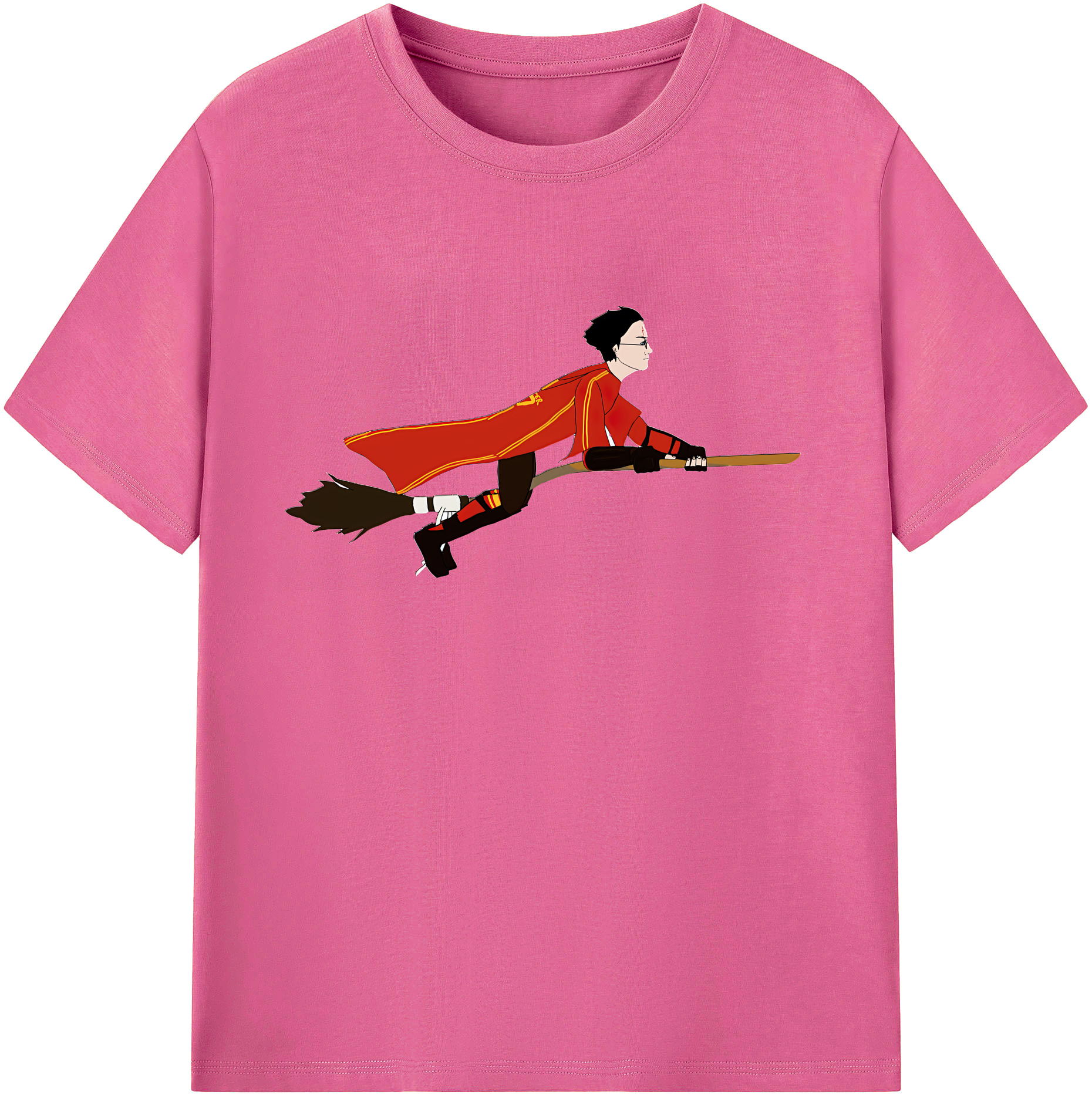 （画像用） Harry Potter ハリー・ポッターシリーズ レディースカジュアルプリントTシャツ（綿100％）
