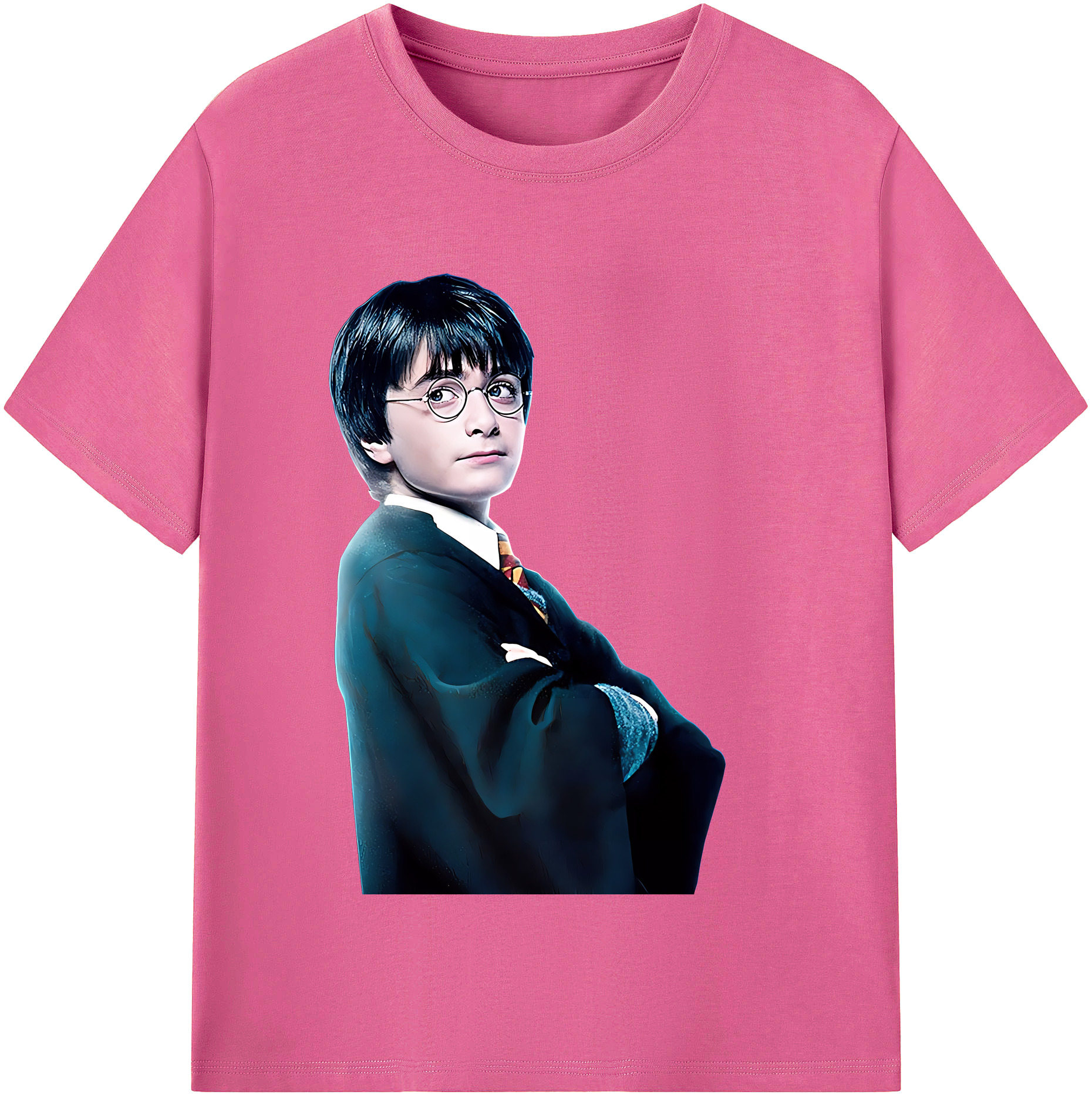 （画像用） Harry Potter ハリー・ポッターシリーズ レディースカジュアルプリントTシャツ（綿100％）