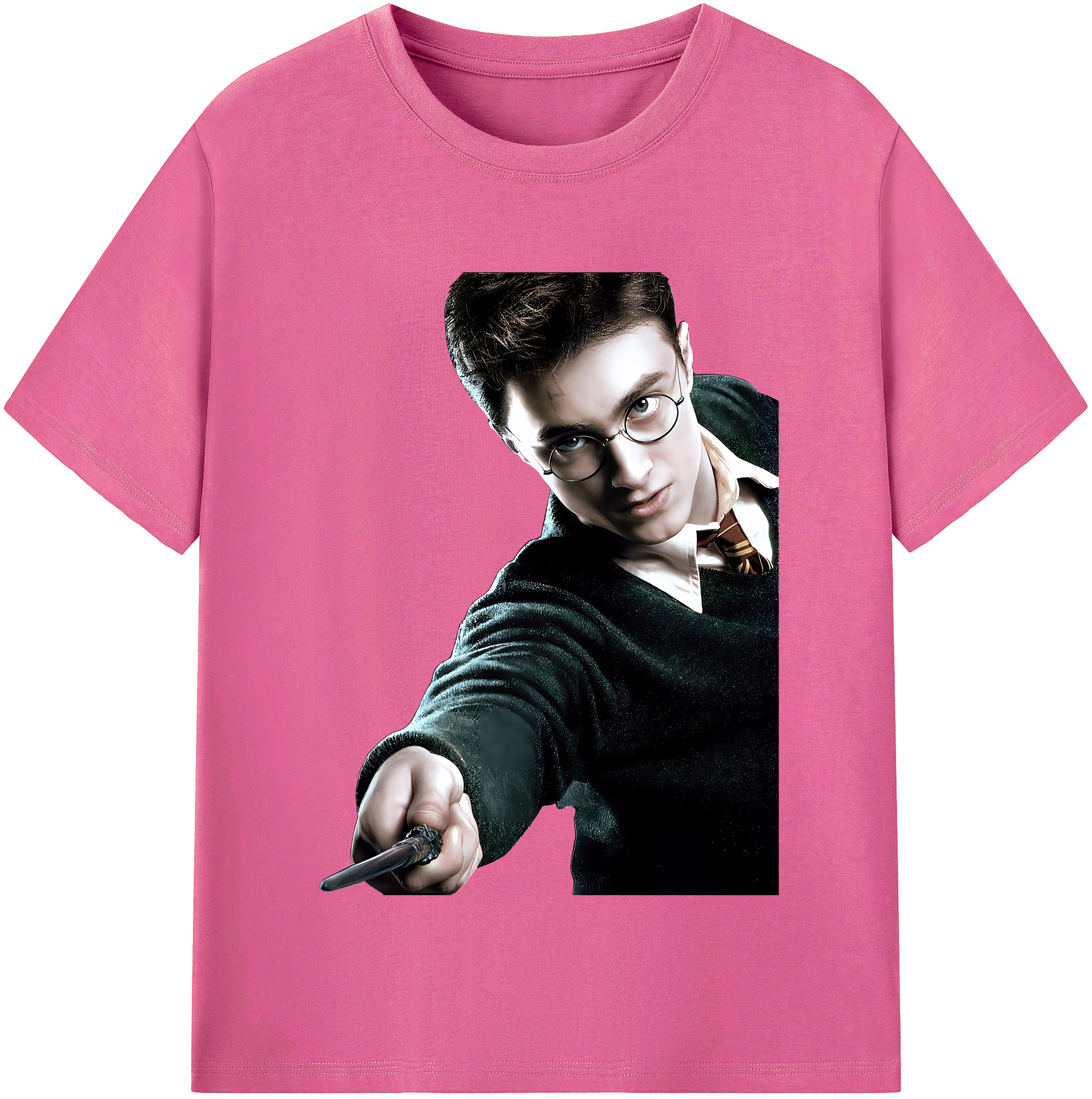 （画像用） Harry Potter ハリー・ポッターシリーズ レディースカジュアルプリントTシャツ（綿100％）