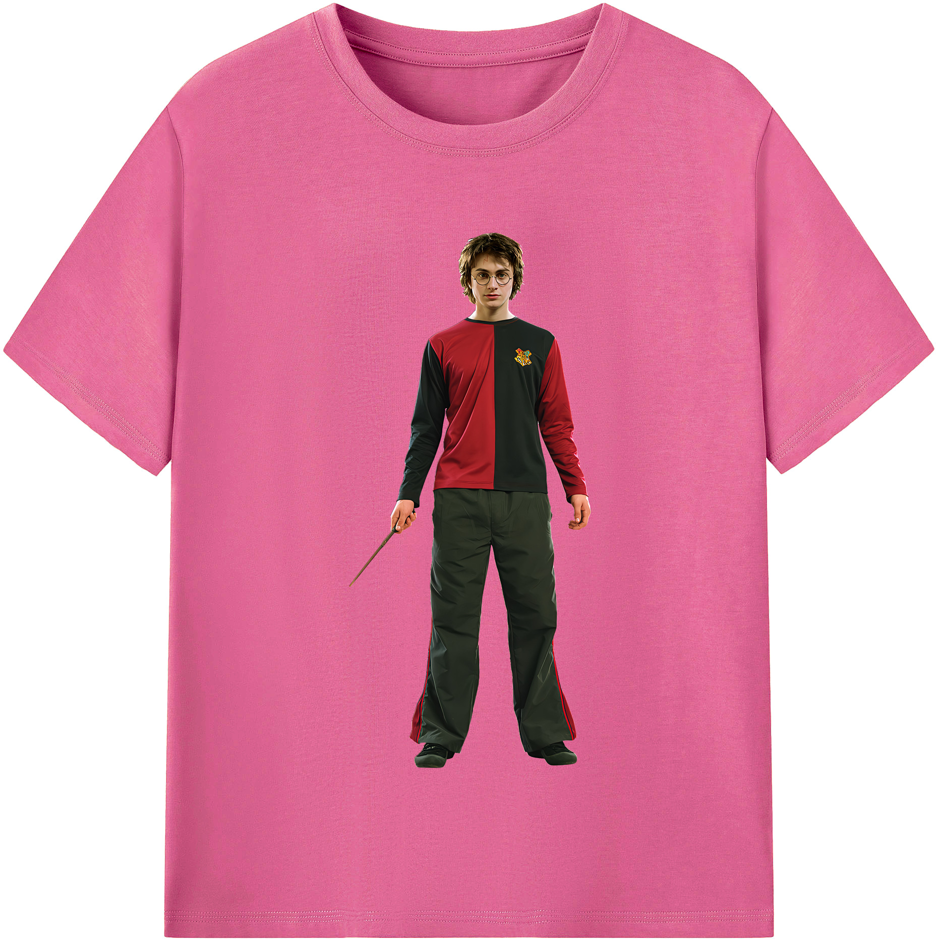（画像用） Harry Potter ハリー・ポッターシリーズ レディースカジュアルプリントTシャツ（綿100％）
