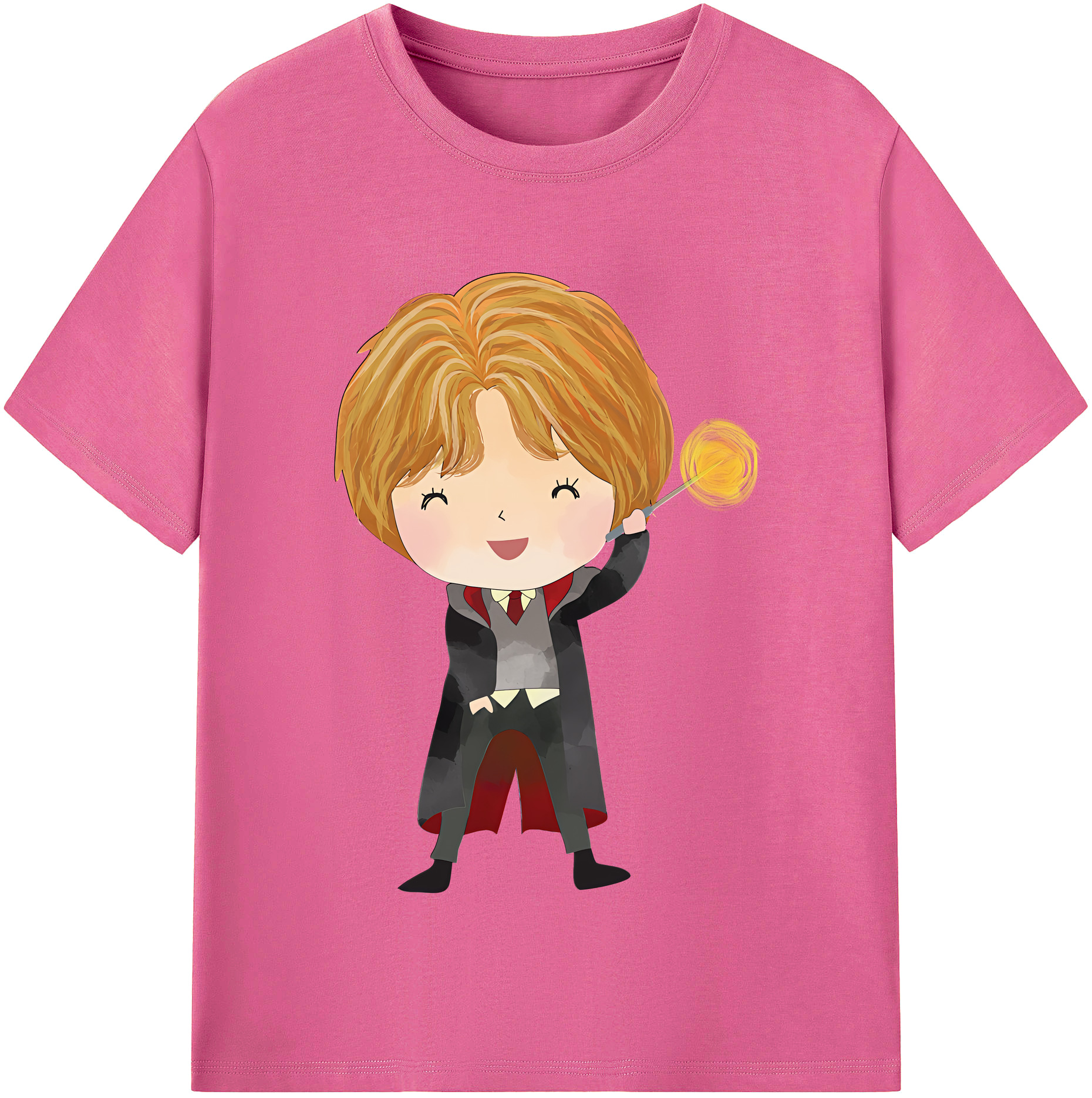 （画像用） Harry Potter ハリー・ポッターシリーズ レディースカジュアルプリントTシャツ（綿100％）