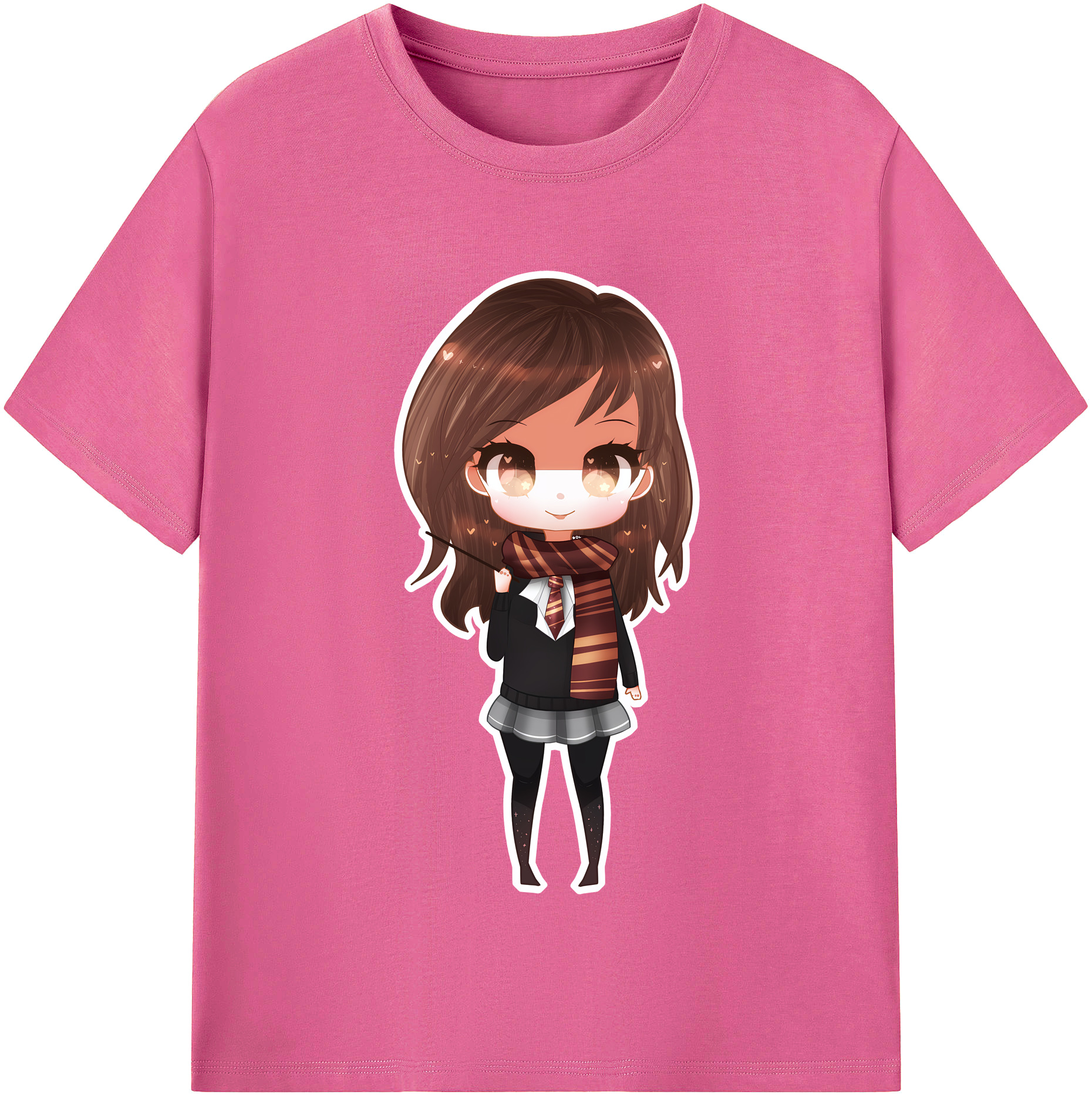 （画像用） Harry Potter ハリー・ポッターシリーズ レディースカジュアルプリントTシャツ（綿100％）